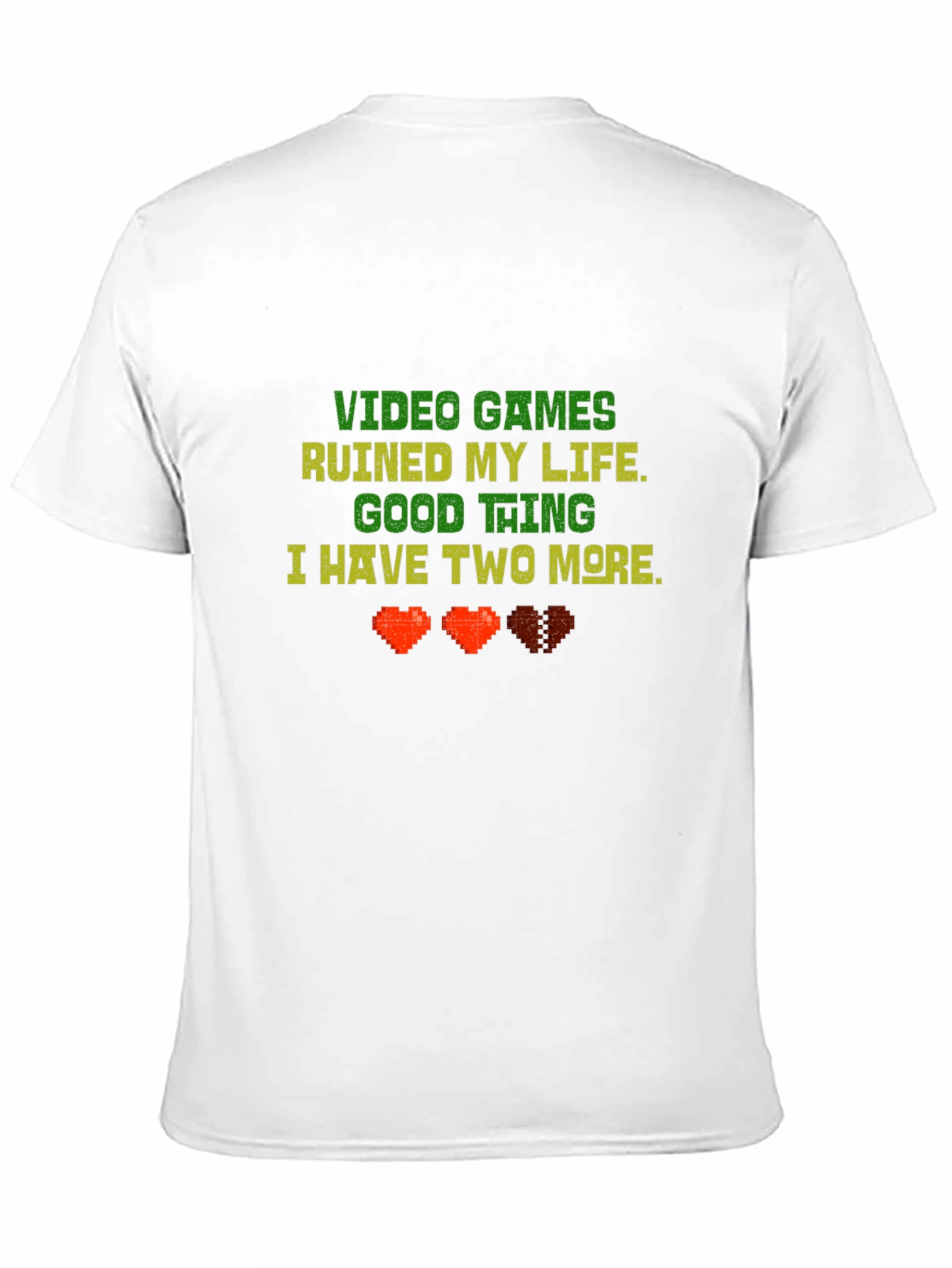 Video Games Ruined My Life Funny Gamer T-Shirt