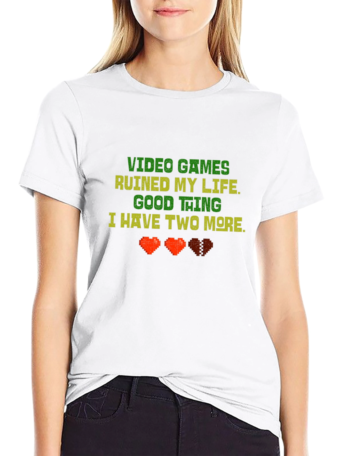 Video Games Ruined My Life Funny Gamer T-Shirt