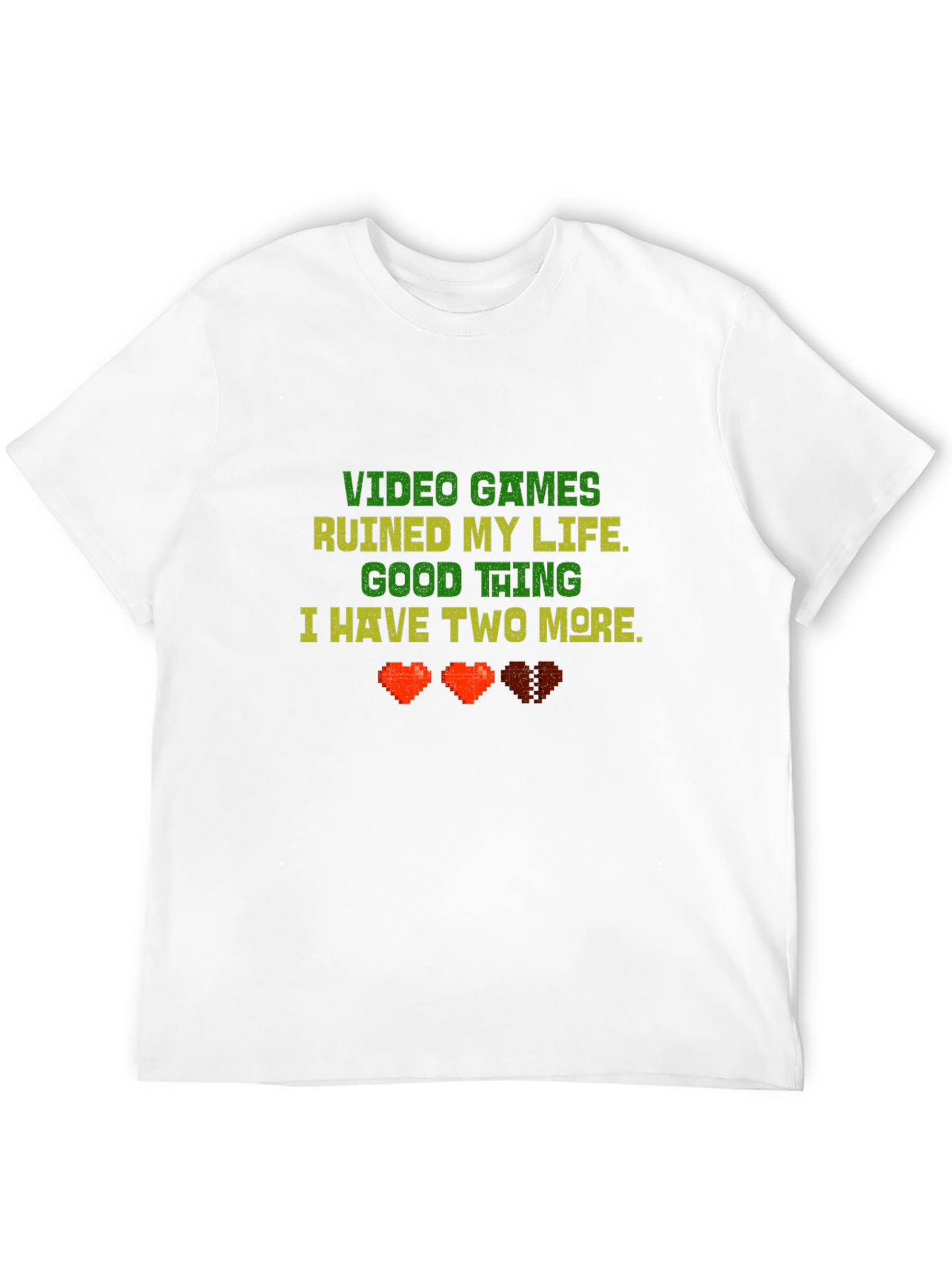 Video Games Ruined My Life Funny Gamer T-Shirt
