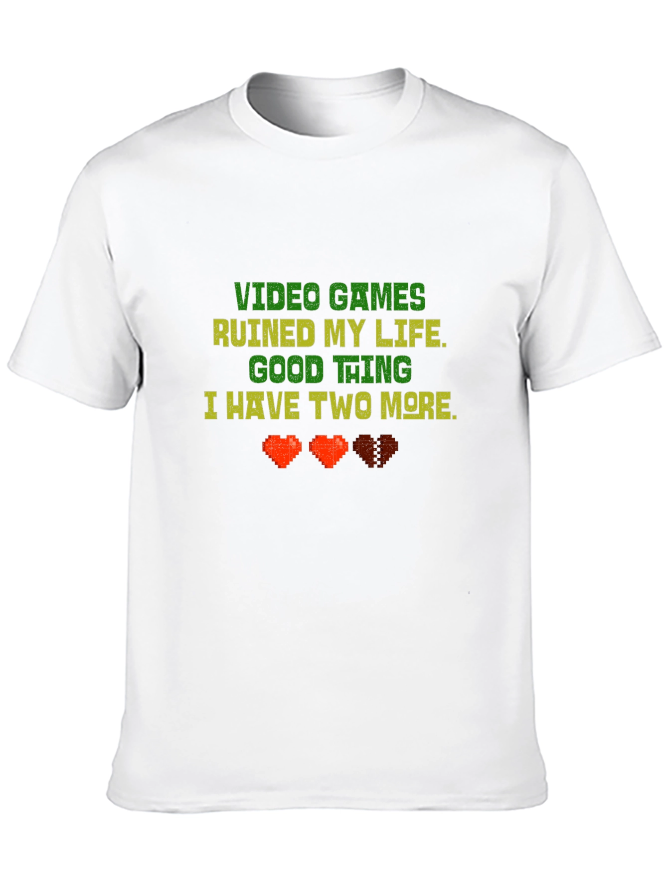 Video Games Ruined My Life Funny Gamer T-Shirt