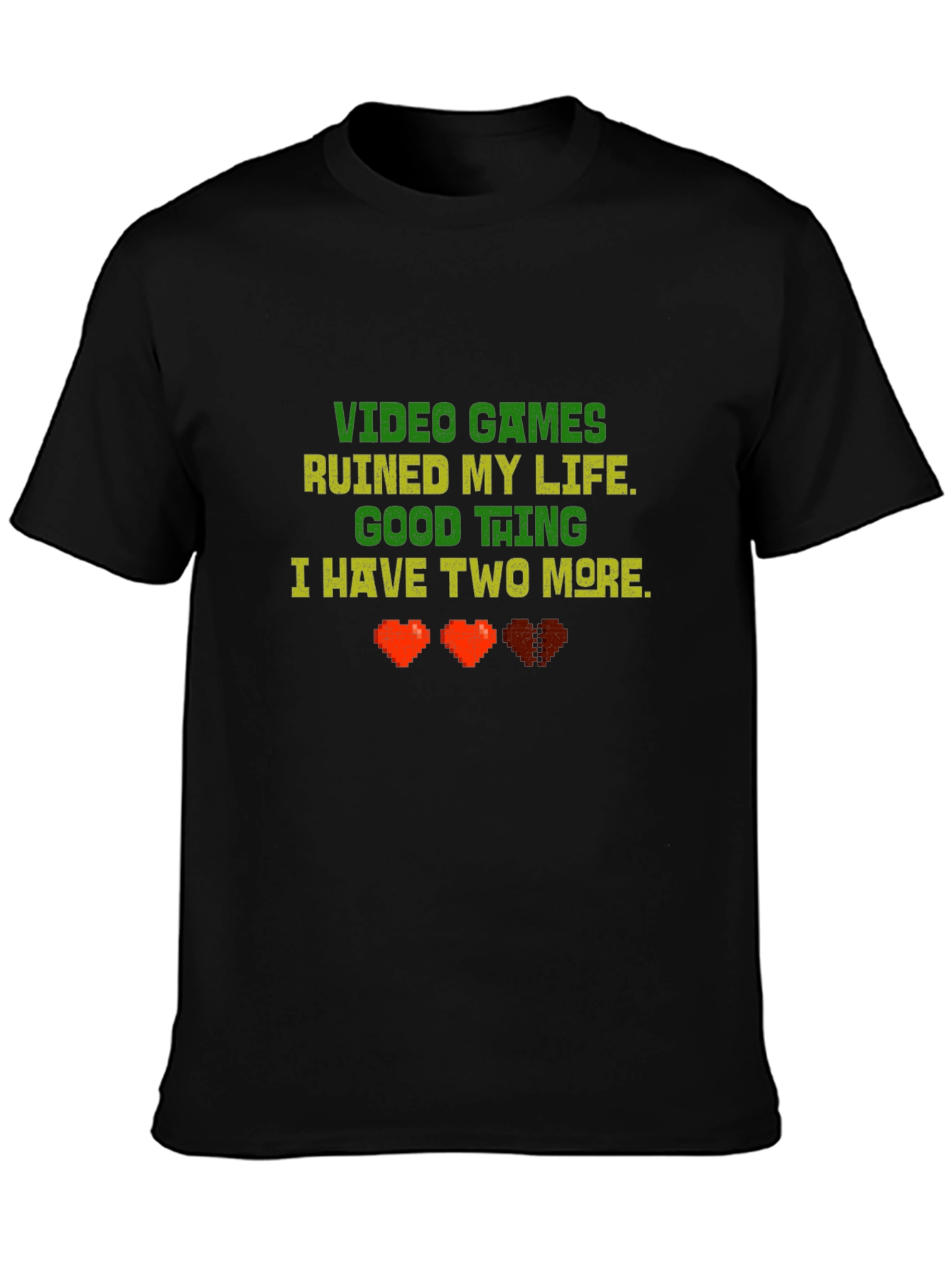 Video Games Ruined My Life Funny Gamer T-Shirt