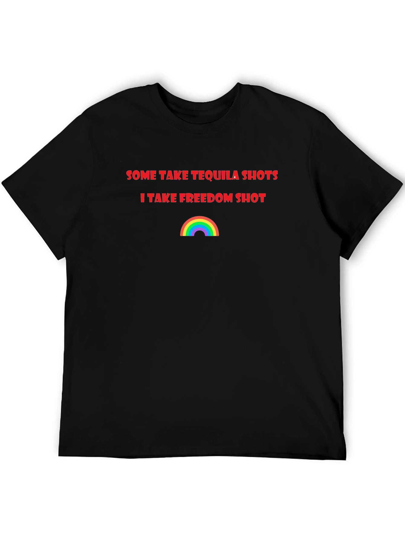 Freedom Shot Graphic Tee - Rainbow Pride T-Shirt