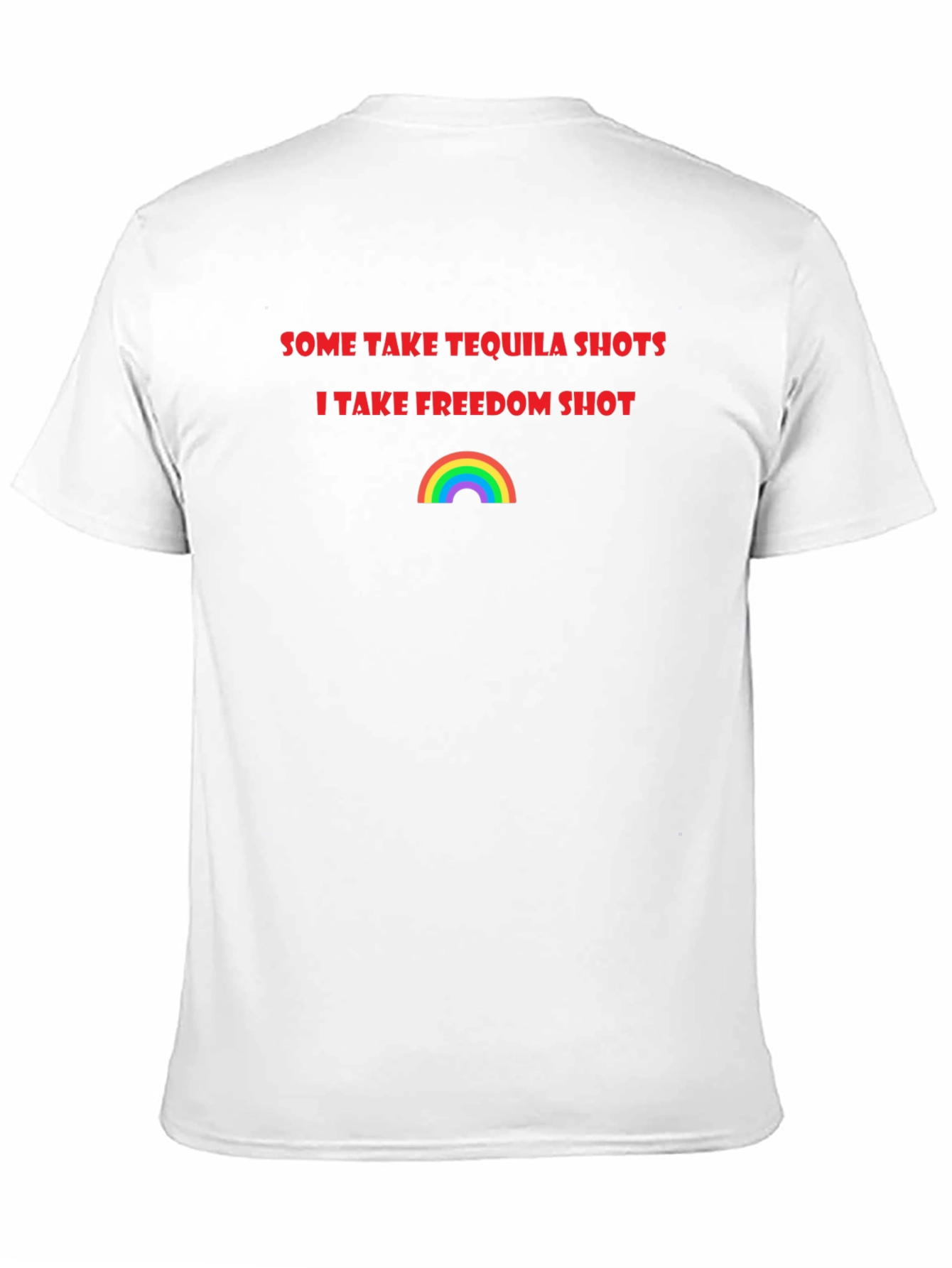 Freedom Shot Graphic Tee - Rainbow Pride T-Shirt