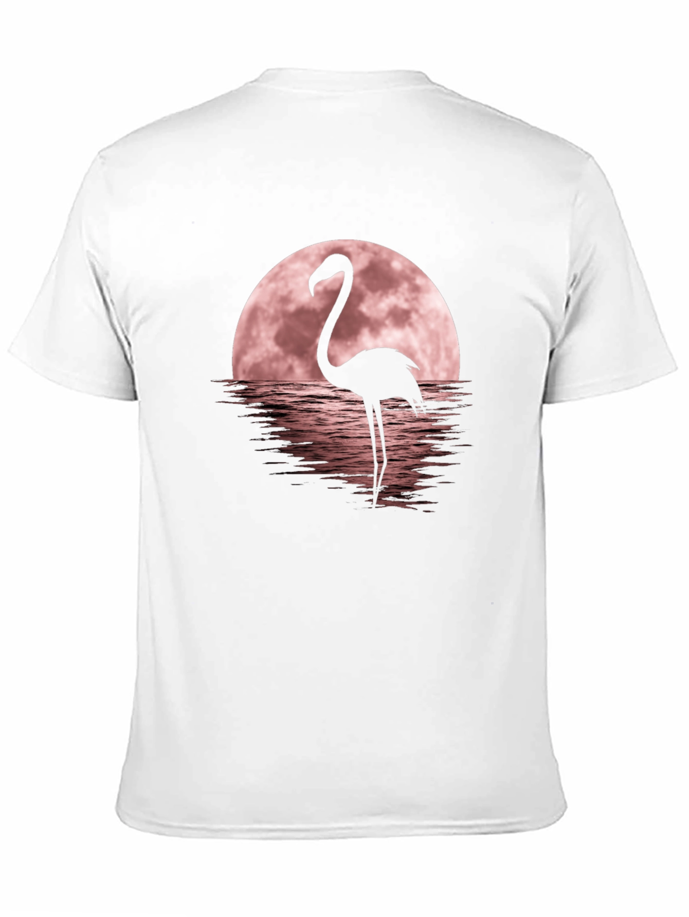 Flamingo Moon Graphic Tee - Black