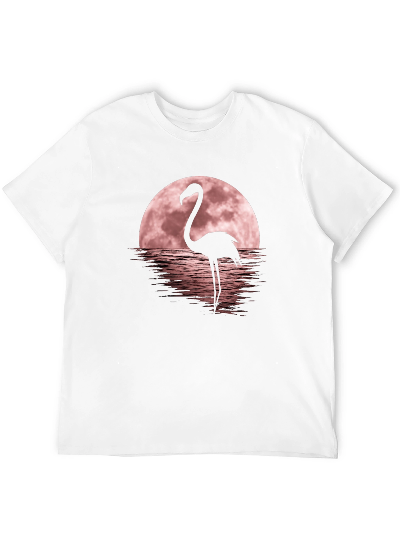 Flamingo Moon Graphic Tee - Black