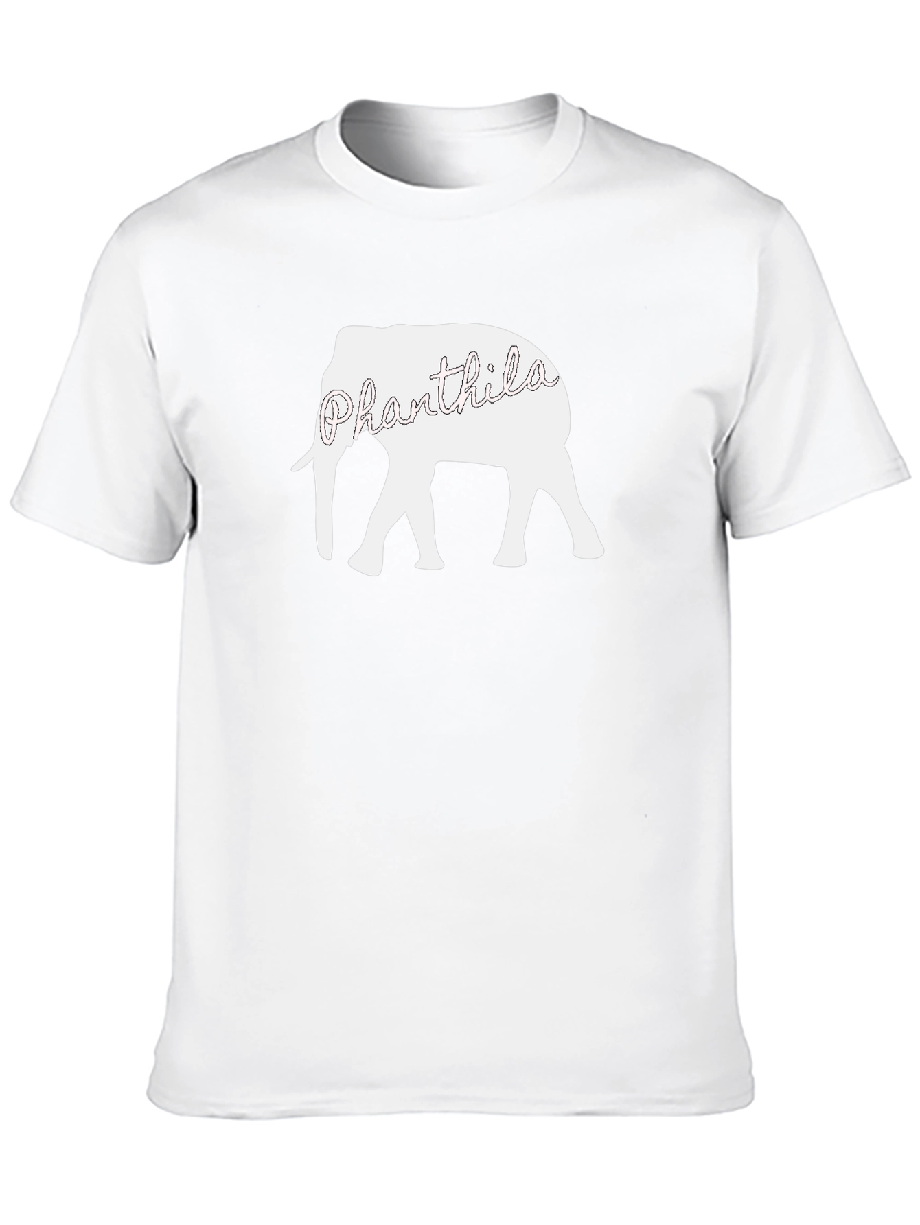 Phanthila Elephant Graphic Black Tee