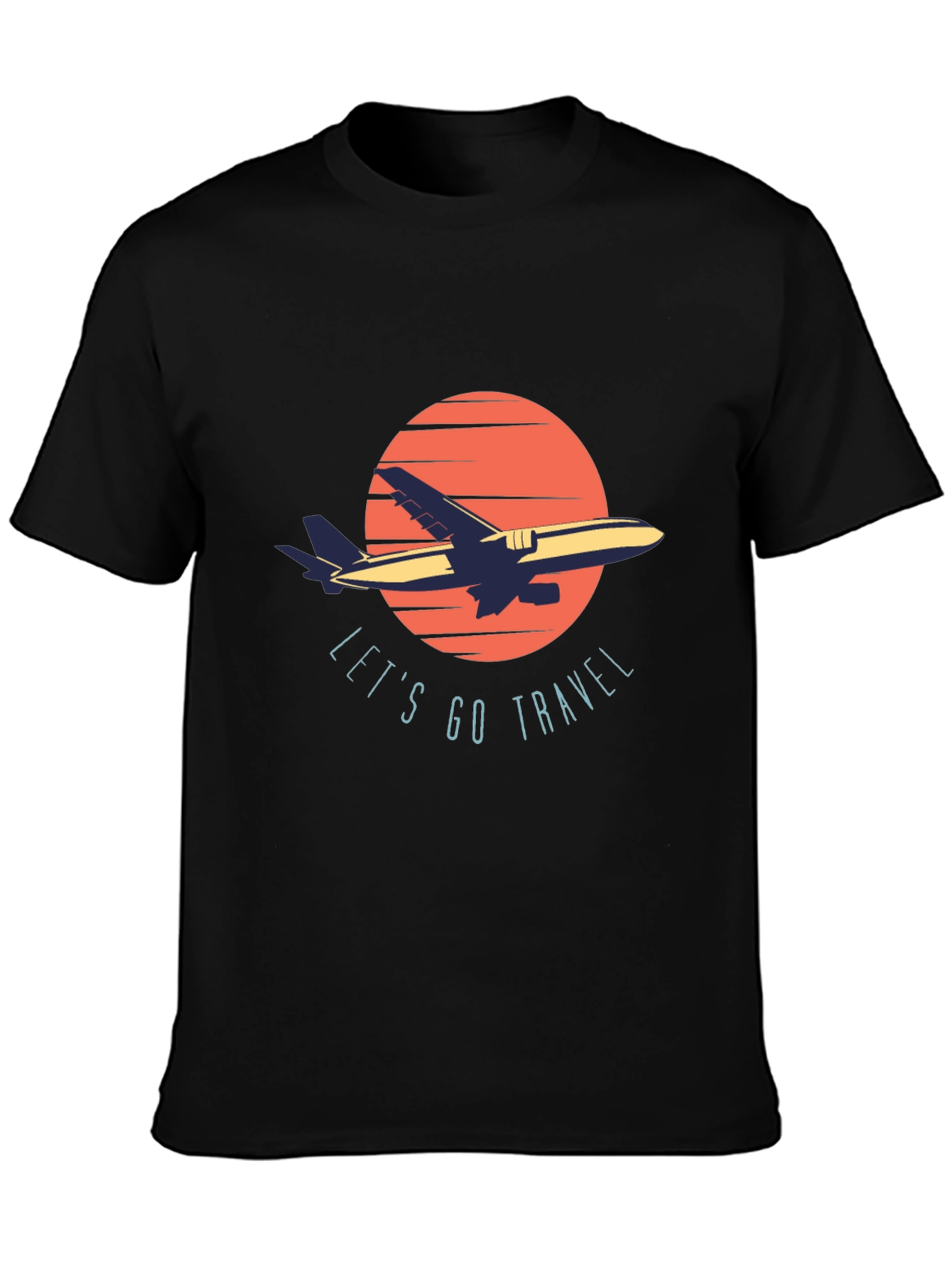 Lets Go Travel Graphic T-Shirt