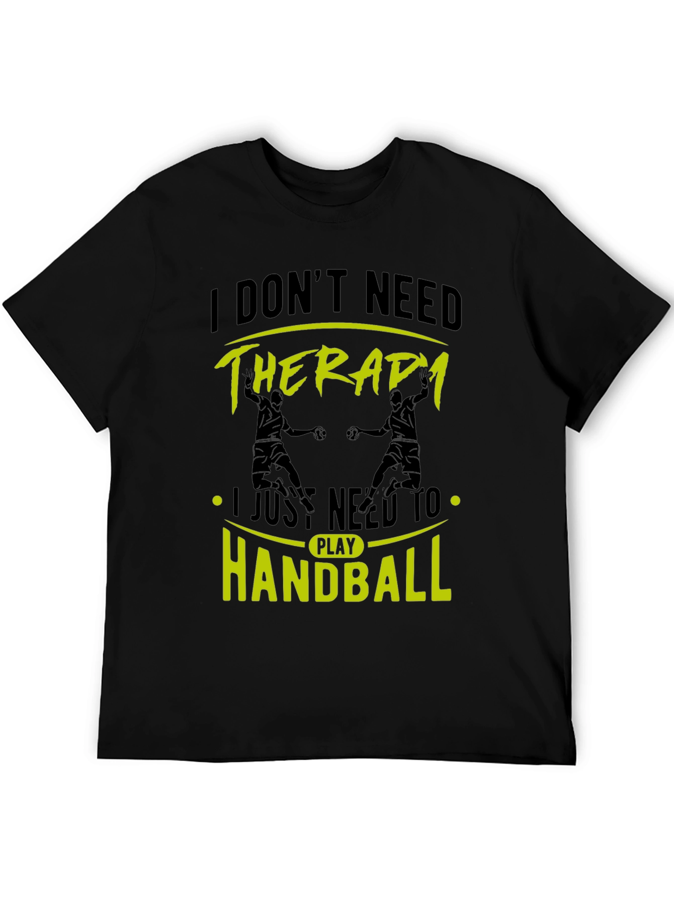 Handball Therapy Black T-Shirt
