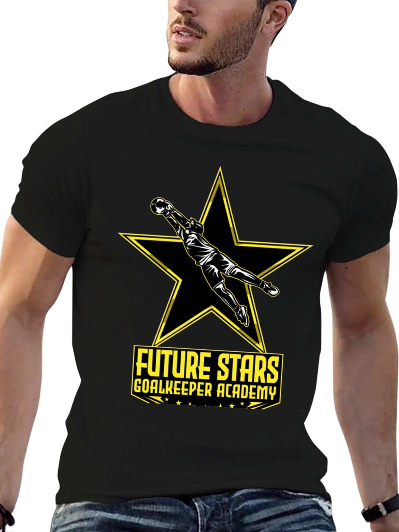 Future Stars Goalkeeper Academy Black T-Shirt