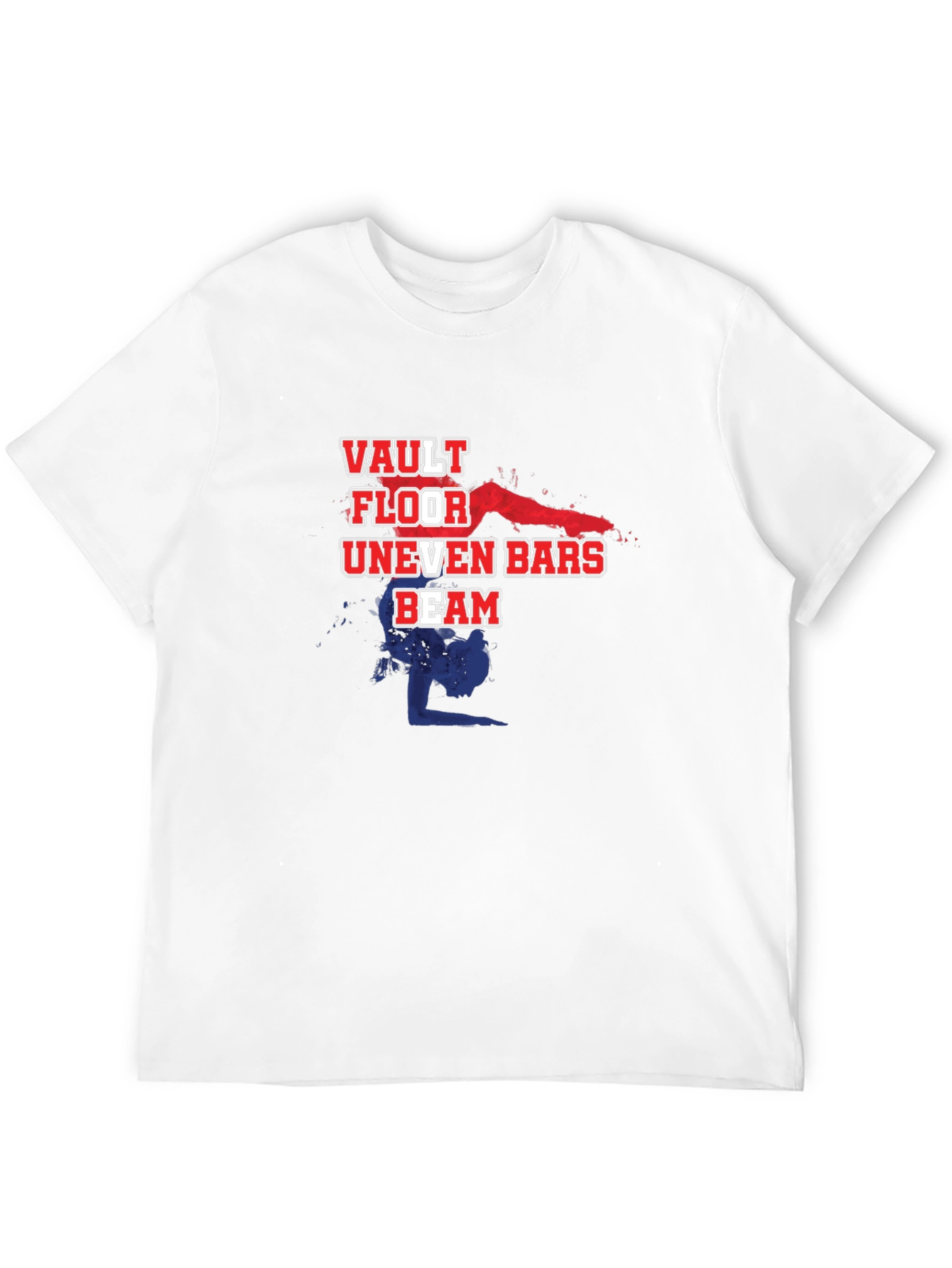 Gymnastics Events Black T-Shirt