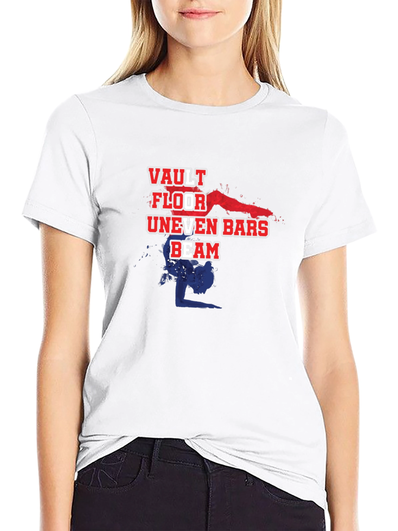 Gymnastics Events Black T-Shirt