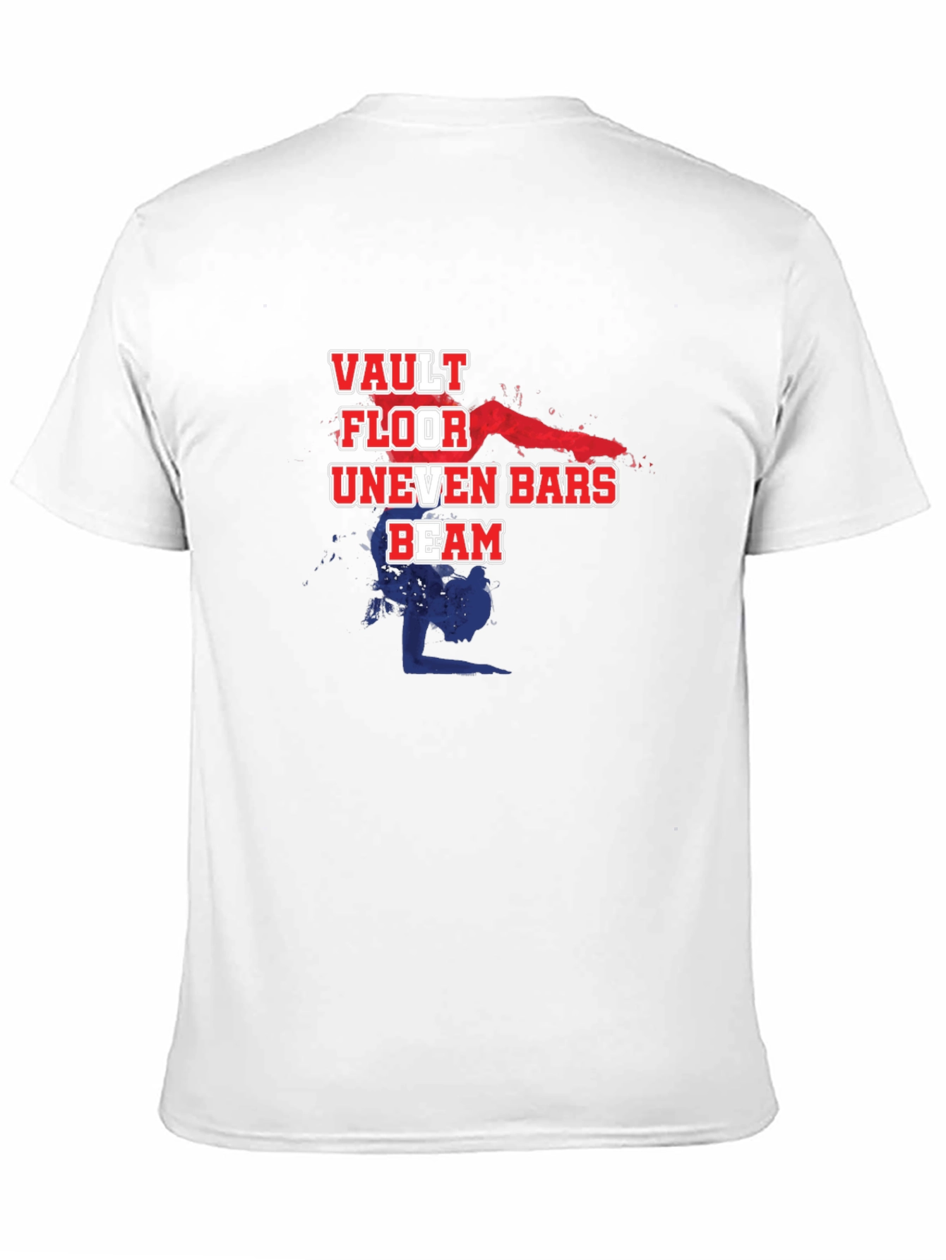 Gymnastics Events Black T-Shirt