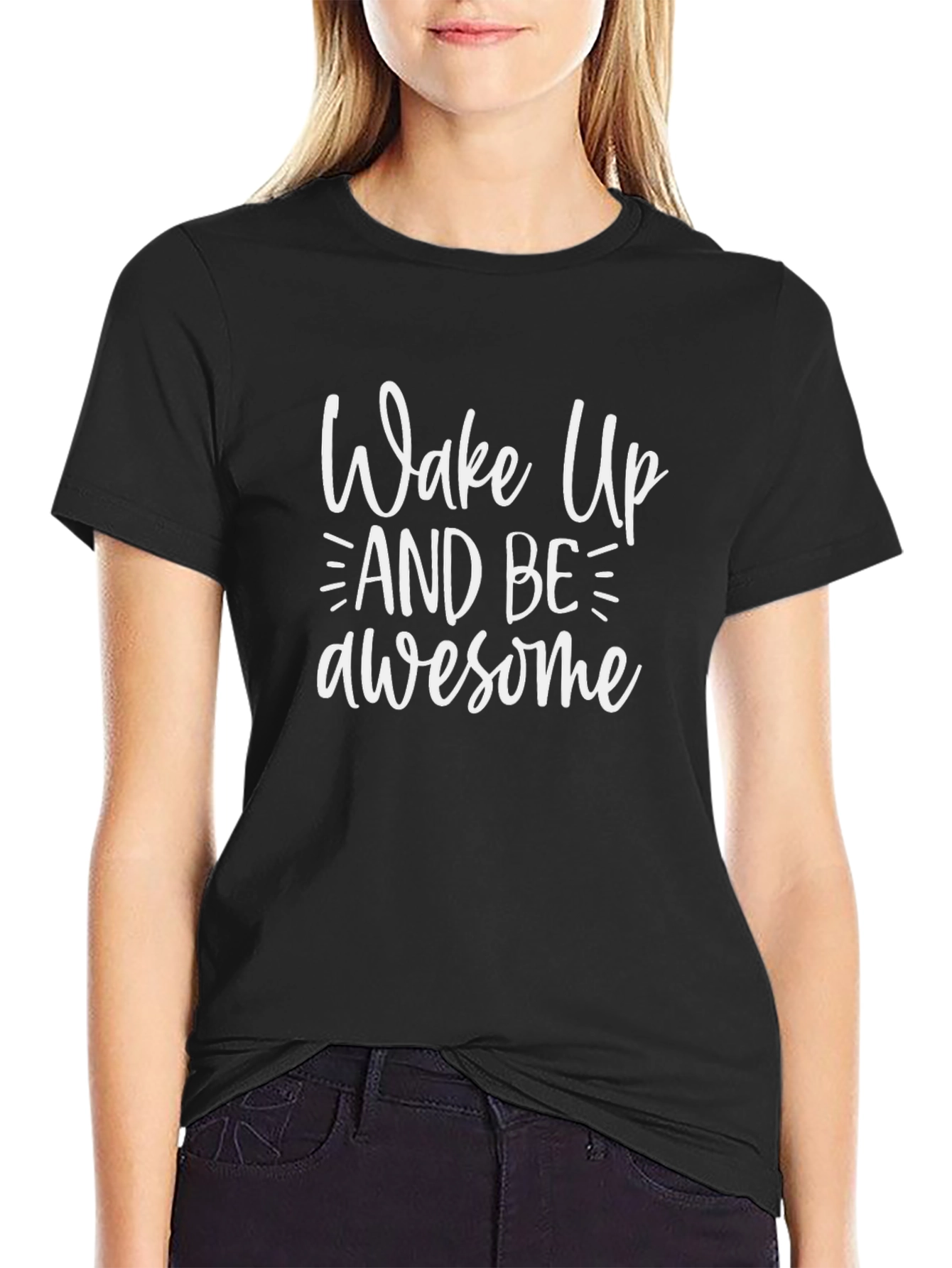 Wake Up and Be Awesome Graphic T-Shirt