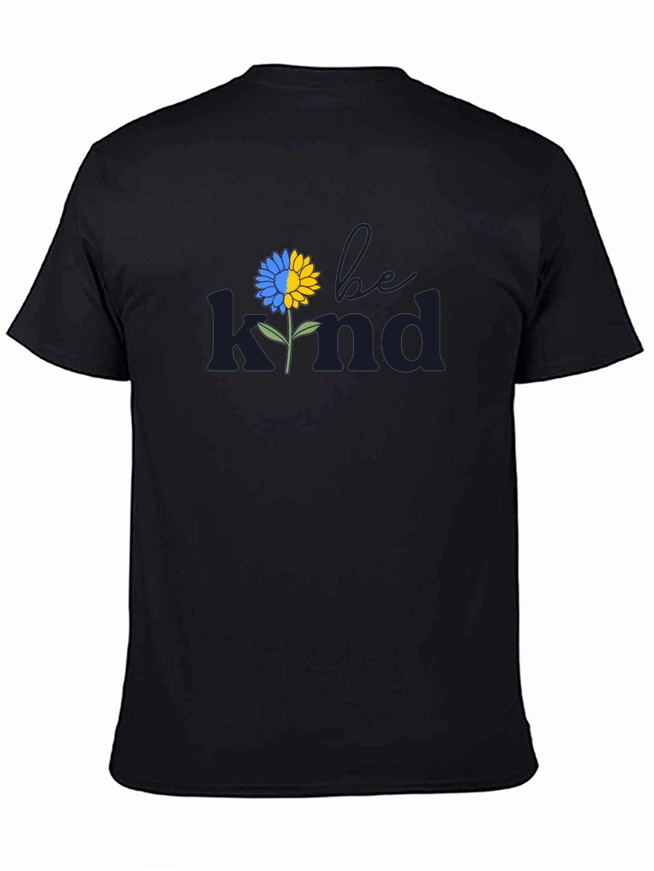 Be Kind Ukraine Flag Flower T-Shirt