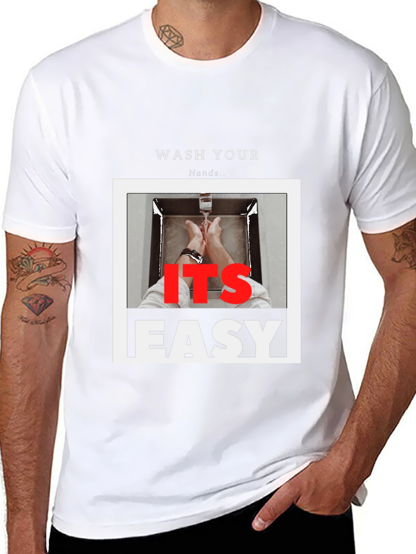Wash Your Hands T-Shirt - Its Easy