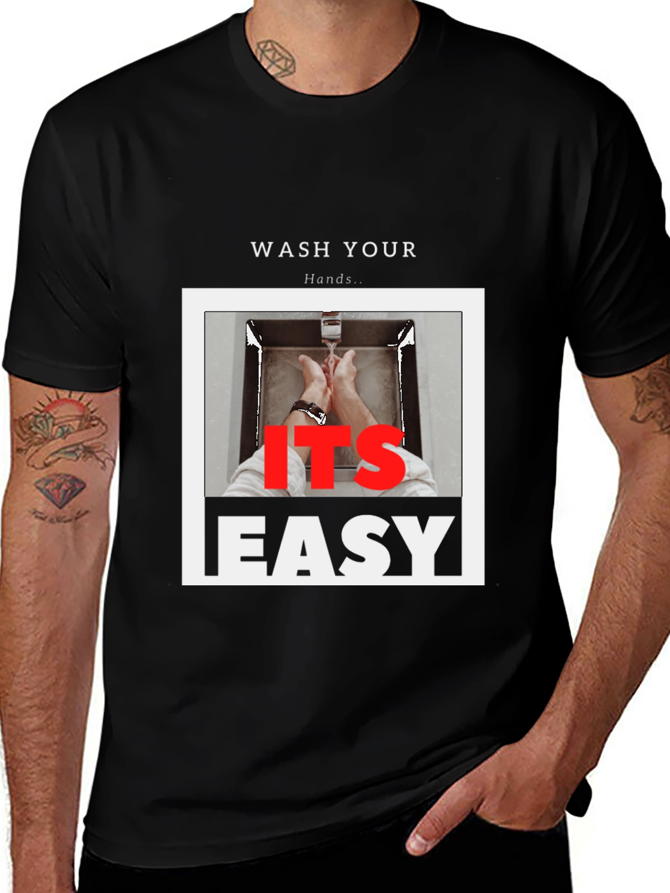 Wash Your Hands T-Shirt - Its Easy