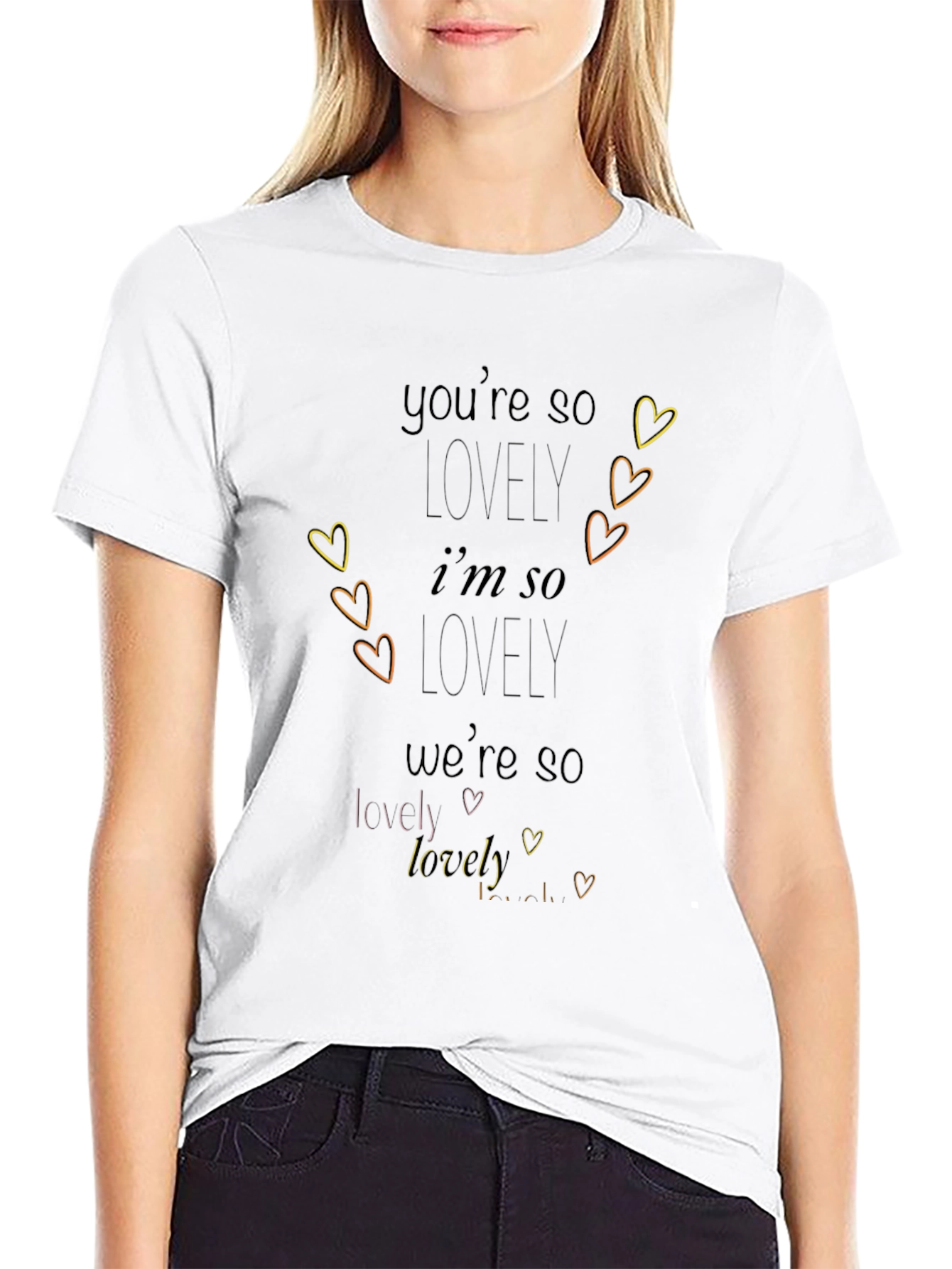 Lovely Graphic Print T-Shirt - Soft & Stylish