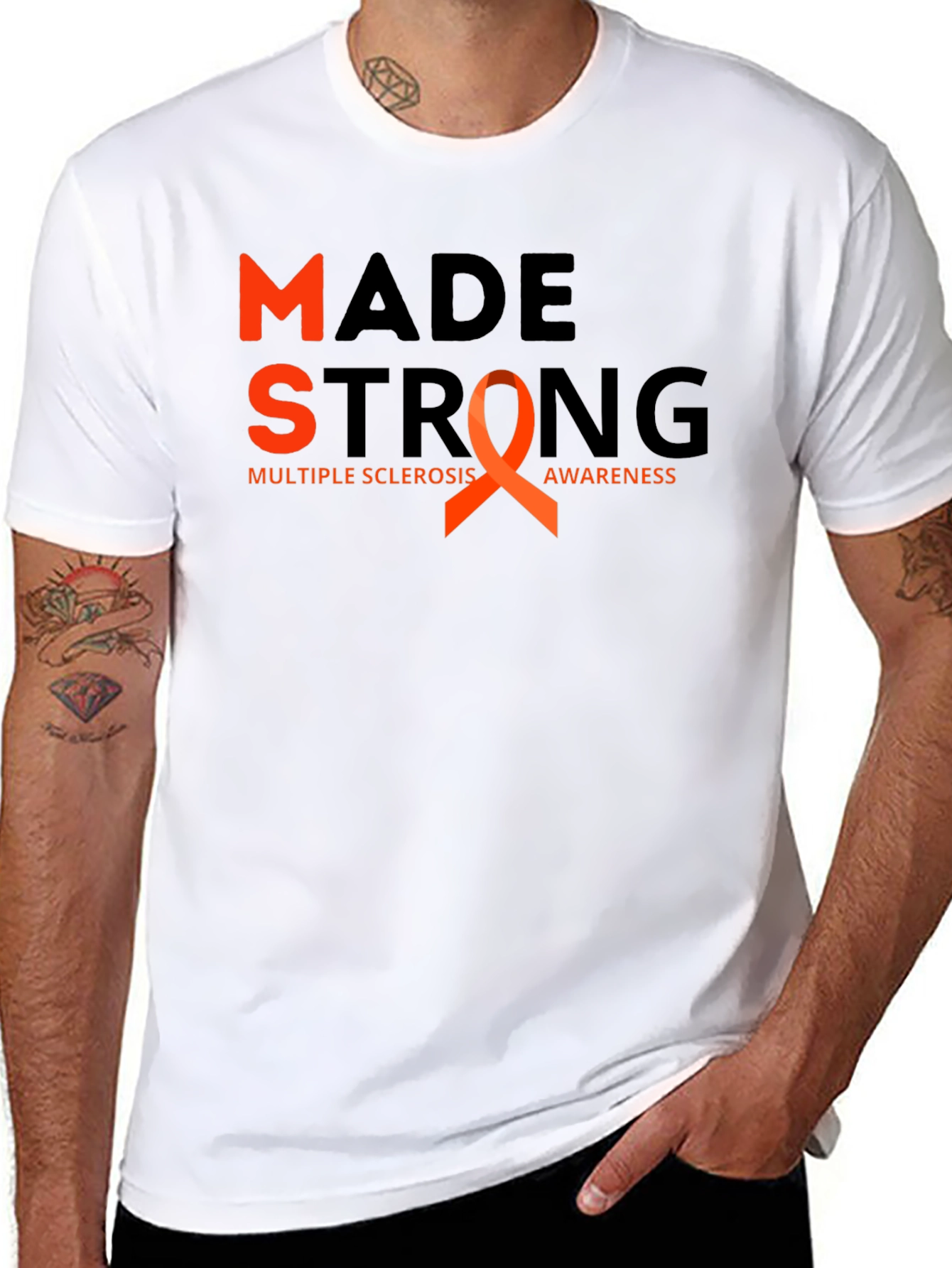 MS Awareness T-Shirt - Made Strong