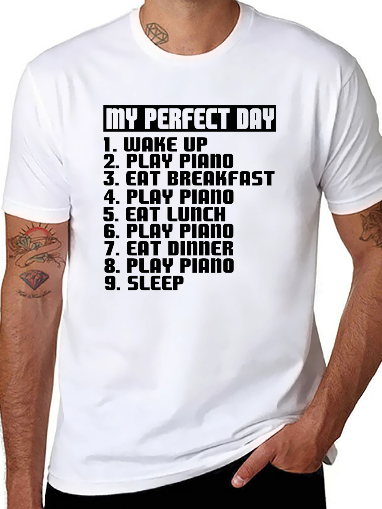 My Perfect Day Piano T-Shirt