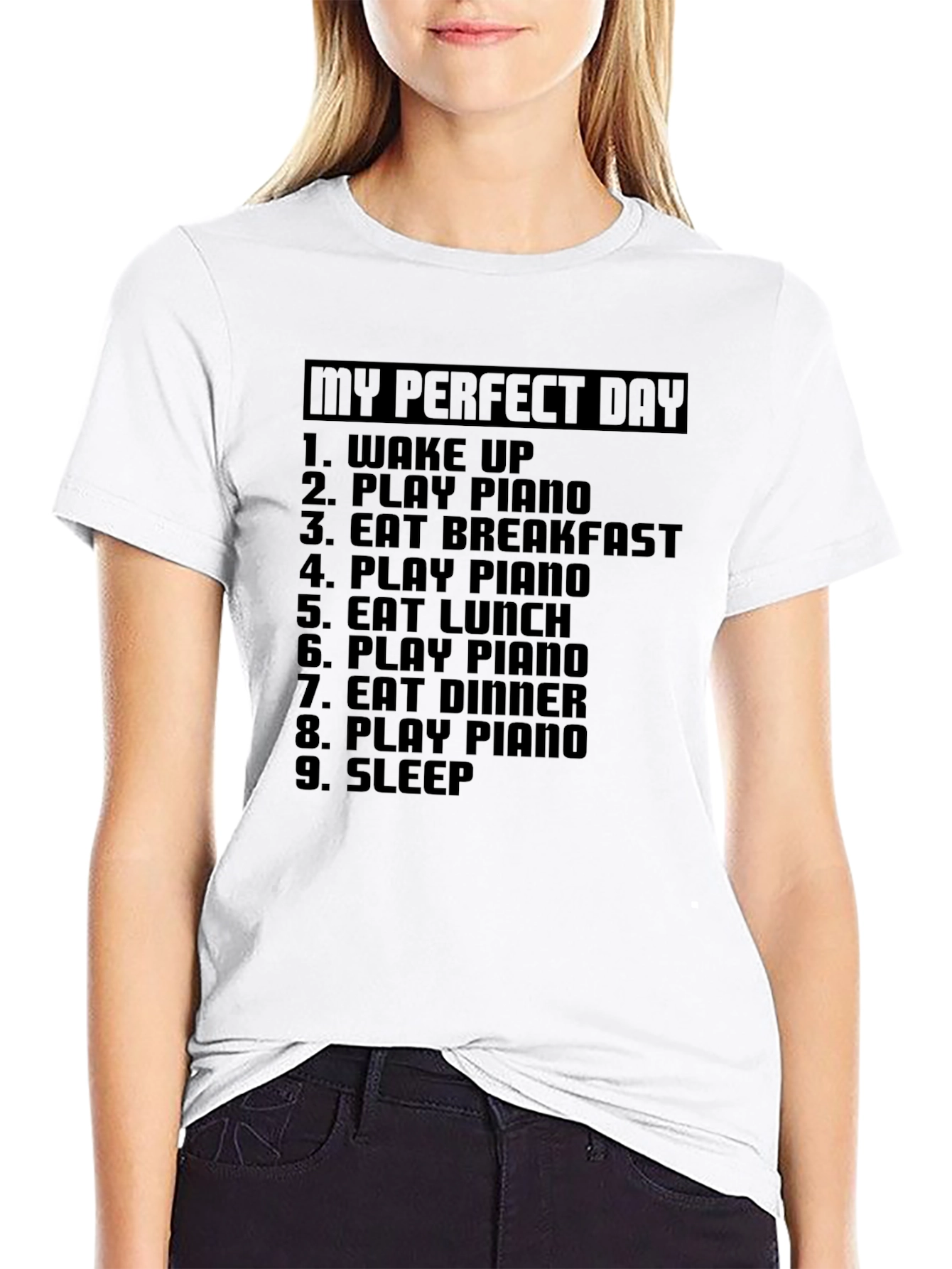My Perfect Day Piano T-Shirt
