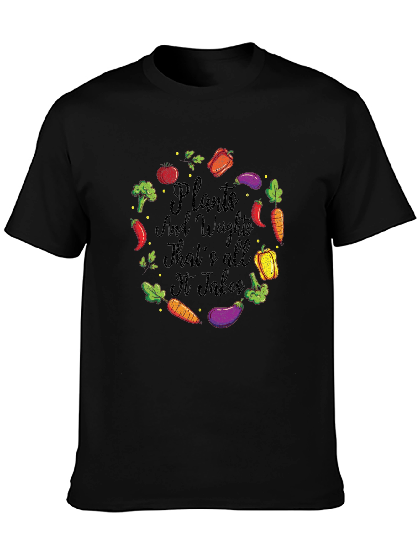Plants and Weights Graphic Tee