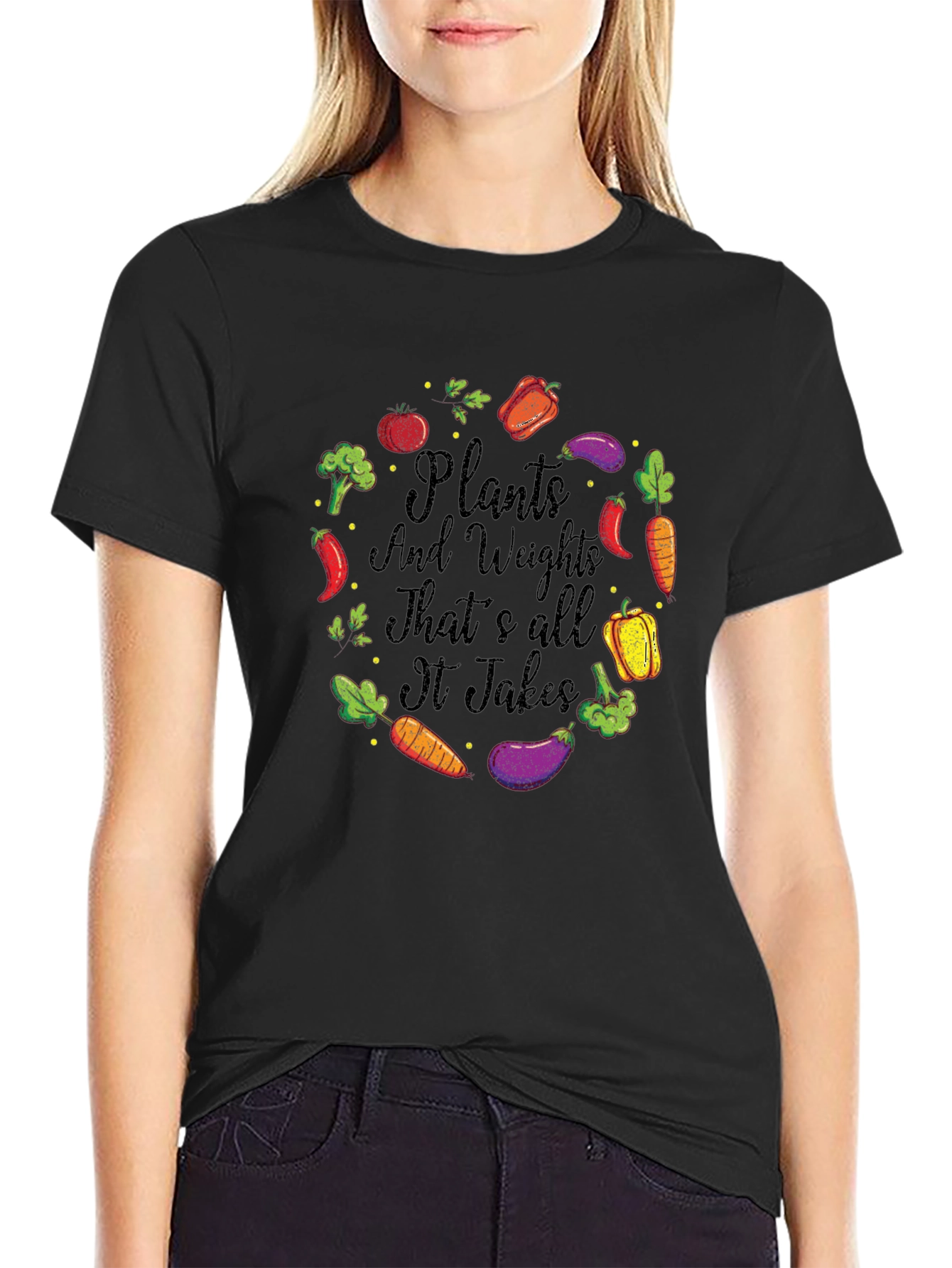 Plants and Weights Graphic Tee