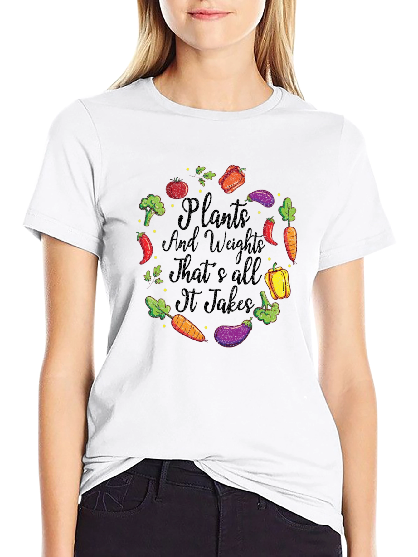 Plants and Weights Graphic Tee