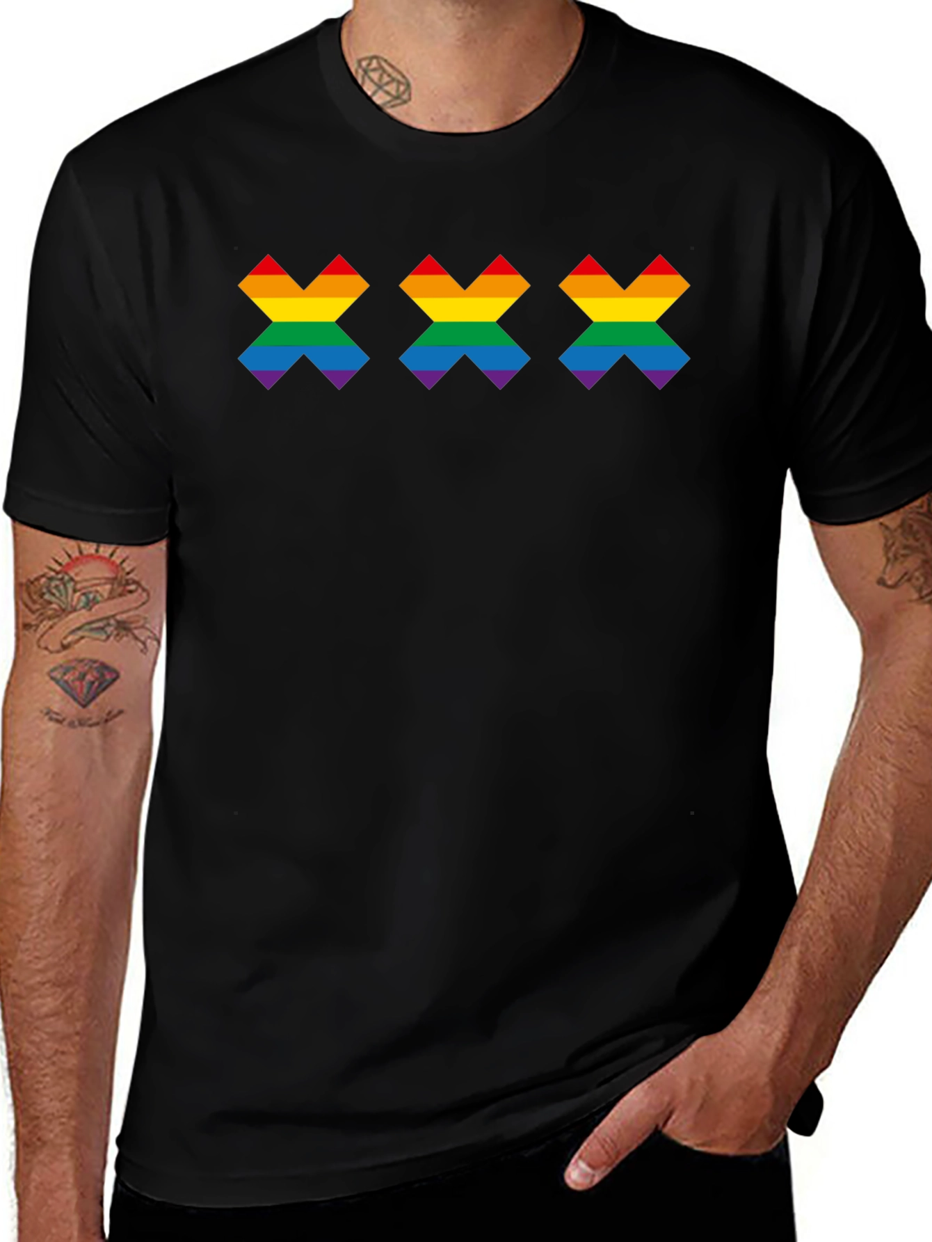 Rainbow XXX T-Shirt - Pride Design