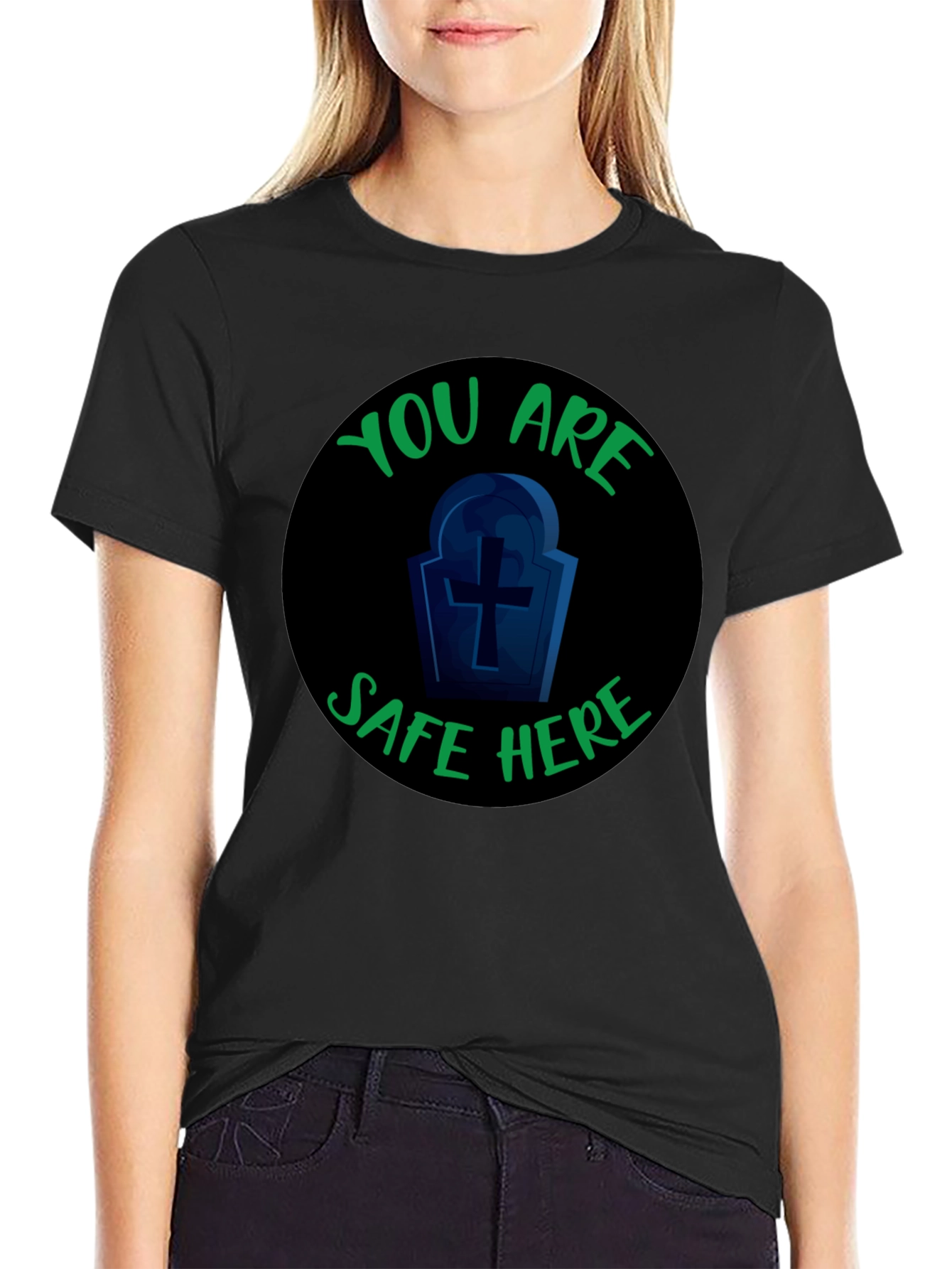 You Are Safe Here Graphic Tee