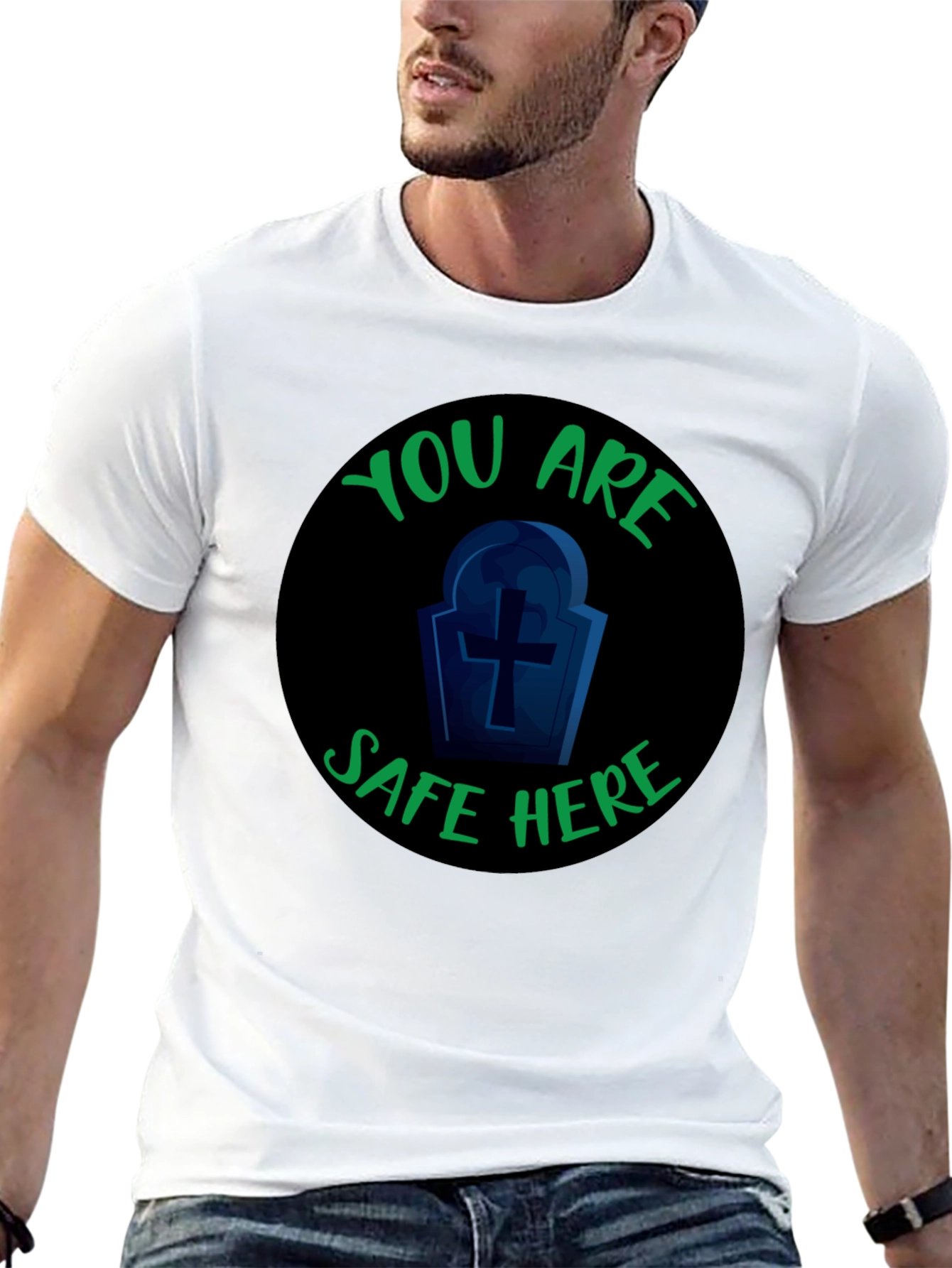 You Are Safe Here Graphic Tee