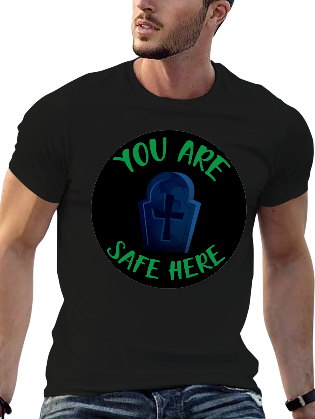 You Are Safe Here Graphic Tee
