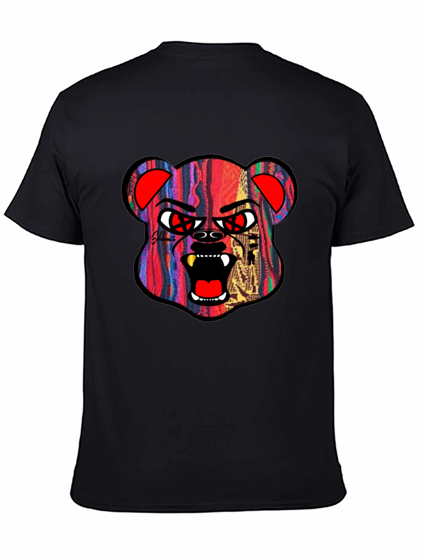 Edgy Bear Graphic Tee - Streetwear Style