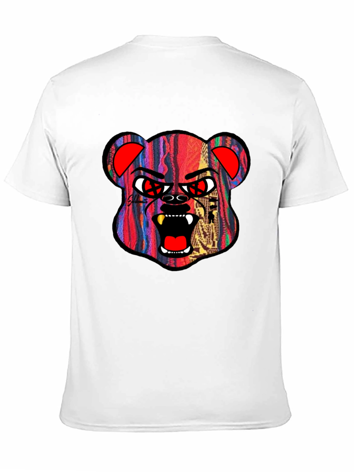 Edgy Bear Graphic Tee - Streetwear Style