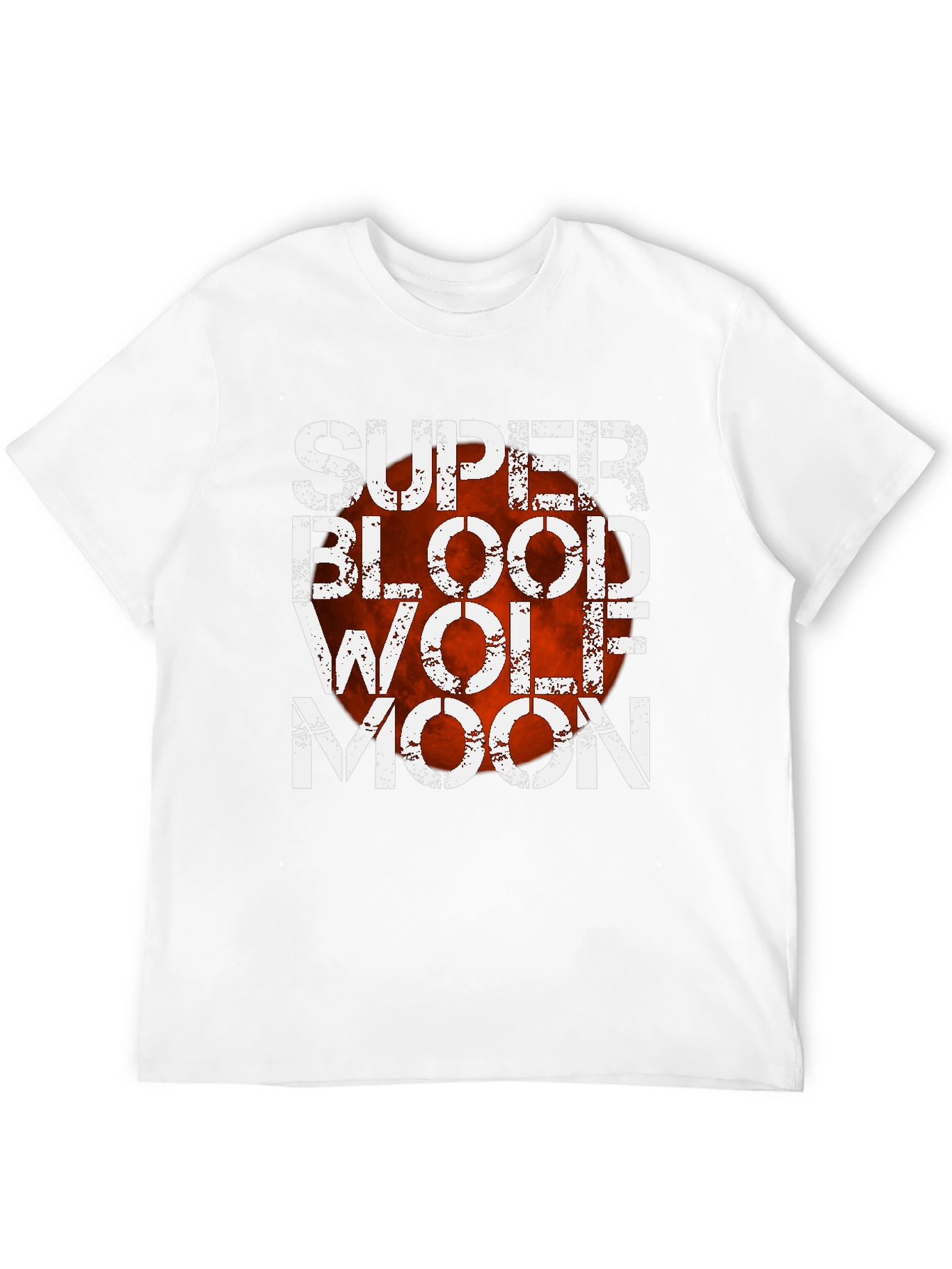 Super Blood Wolf Moon Graphic T-Shirt
