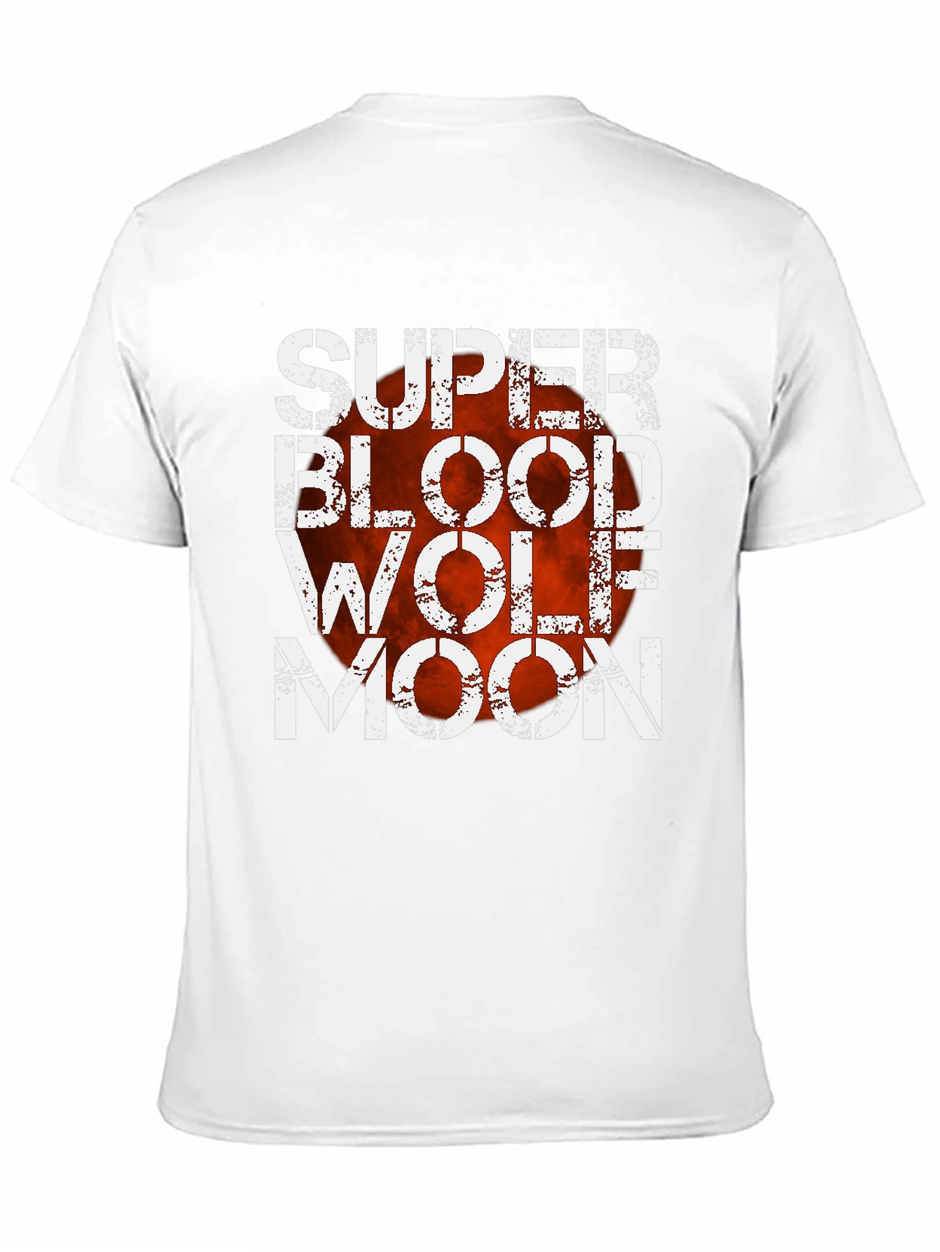 Super Blood Wolf Moon Graphic T-Shirt