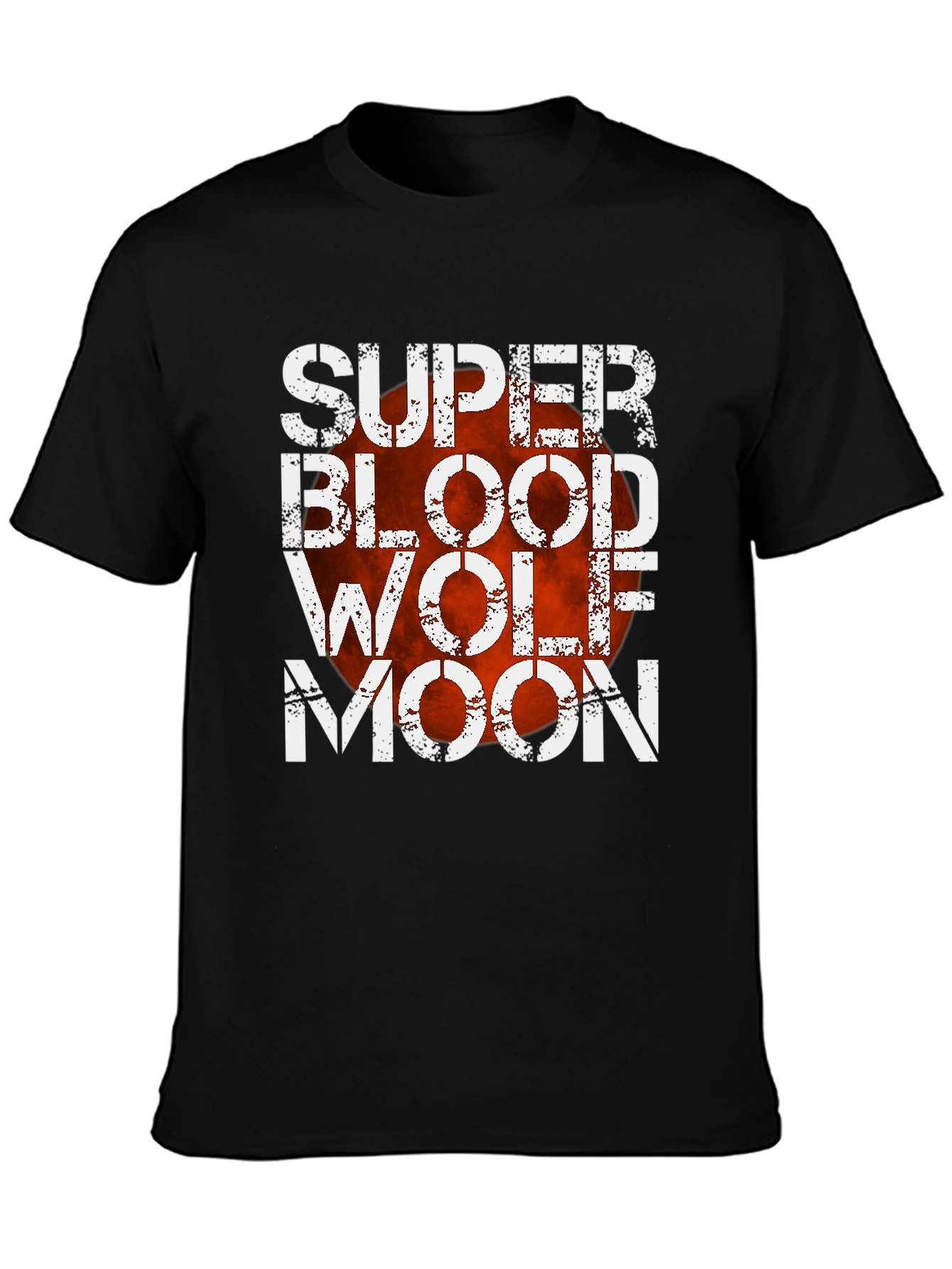 Super Blood Wolf Moon Graphic T-Shirt
