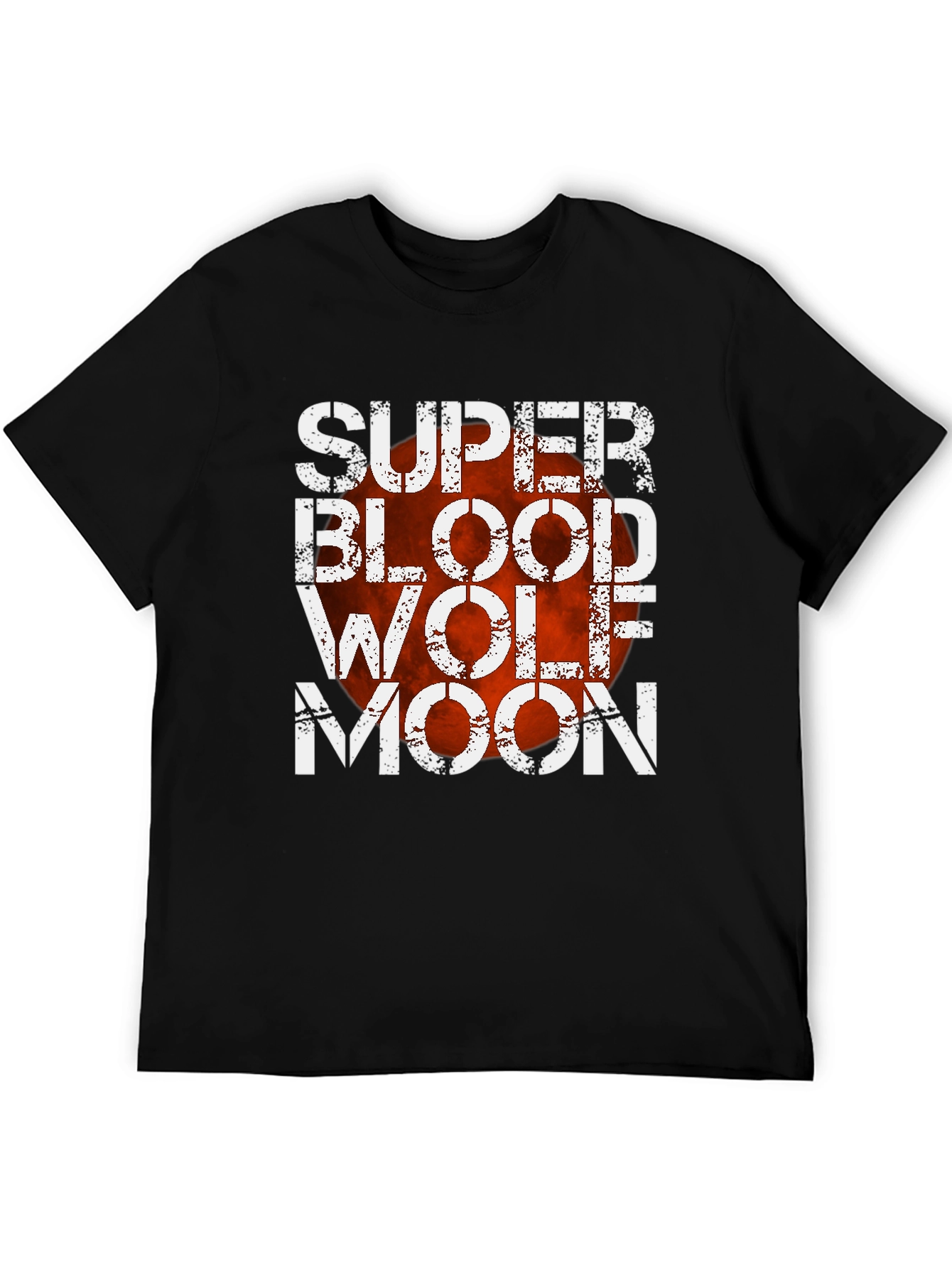 Super Blood Wolf Moon Graphic T-Shirt