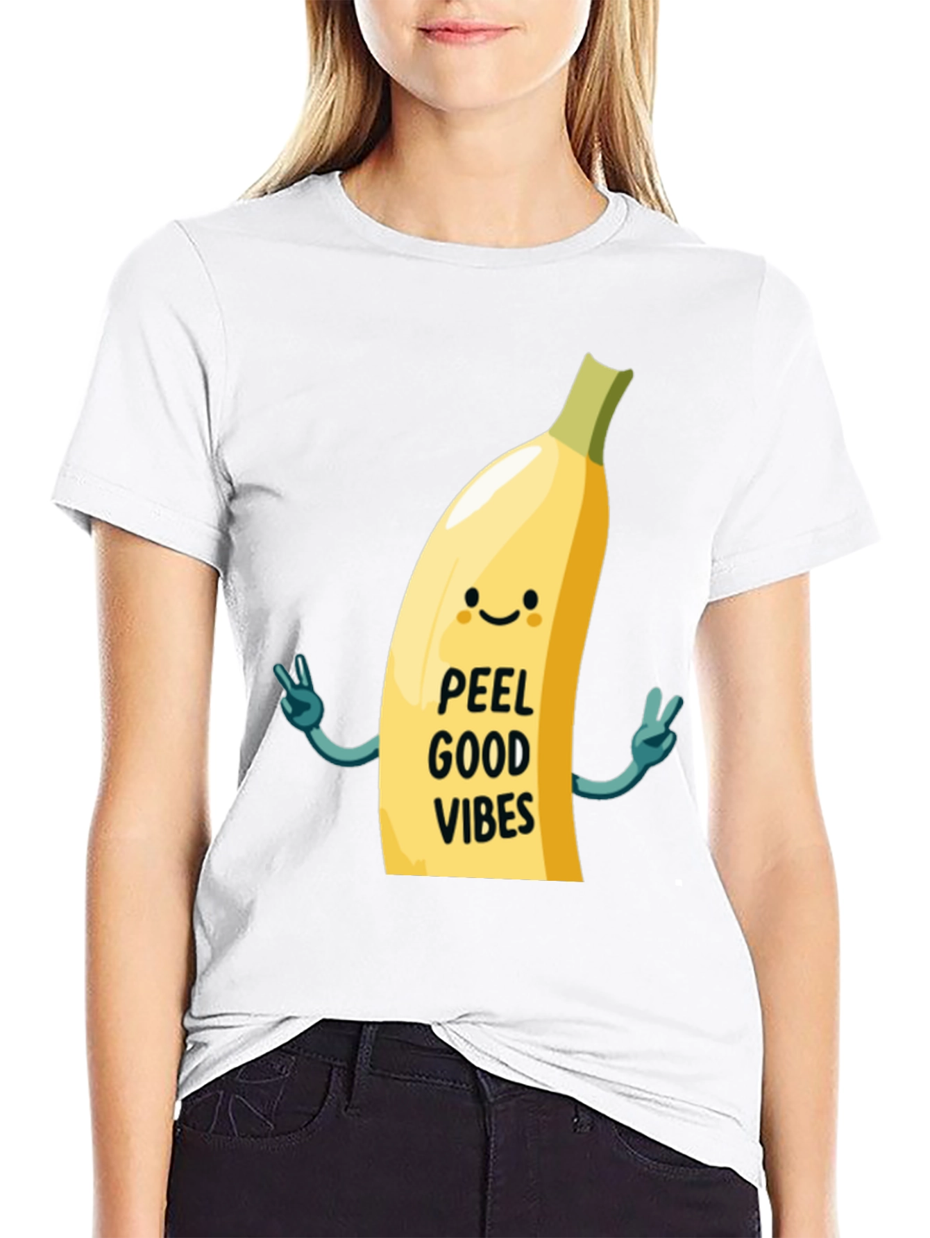 Peel Good Vibes T-Shirt - Funny Banana Graphic Tee