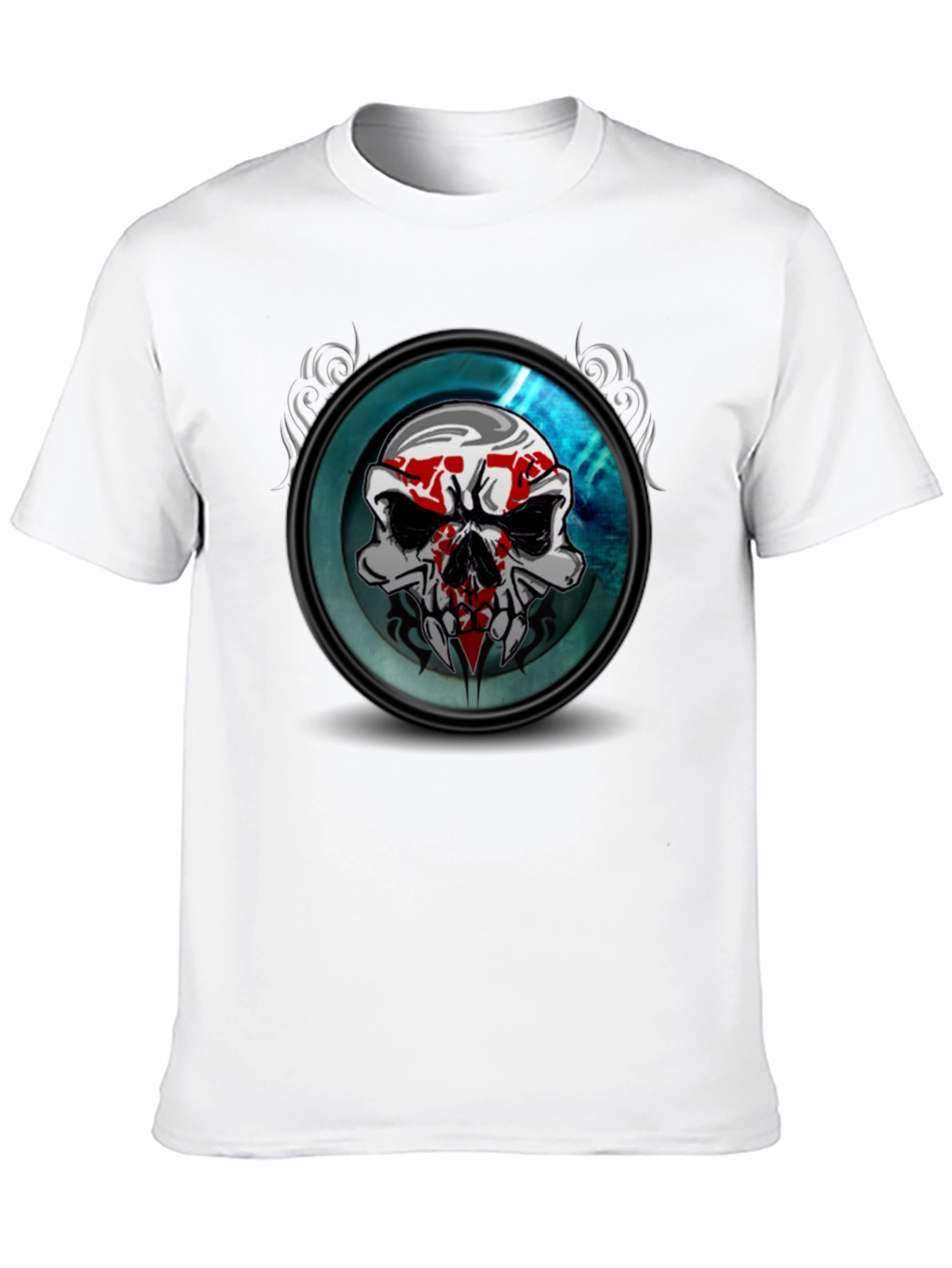 Skull Graphic Print T-Shirt