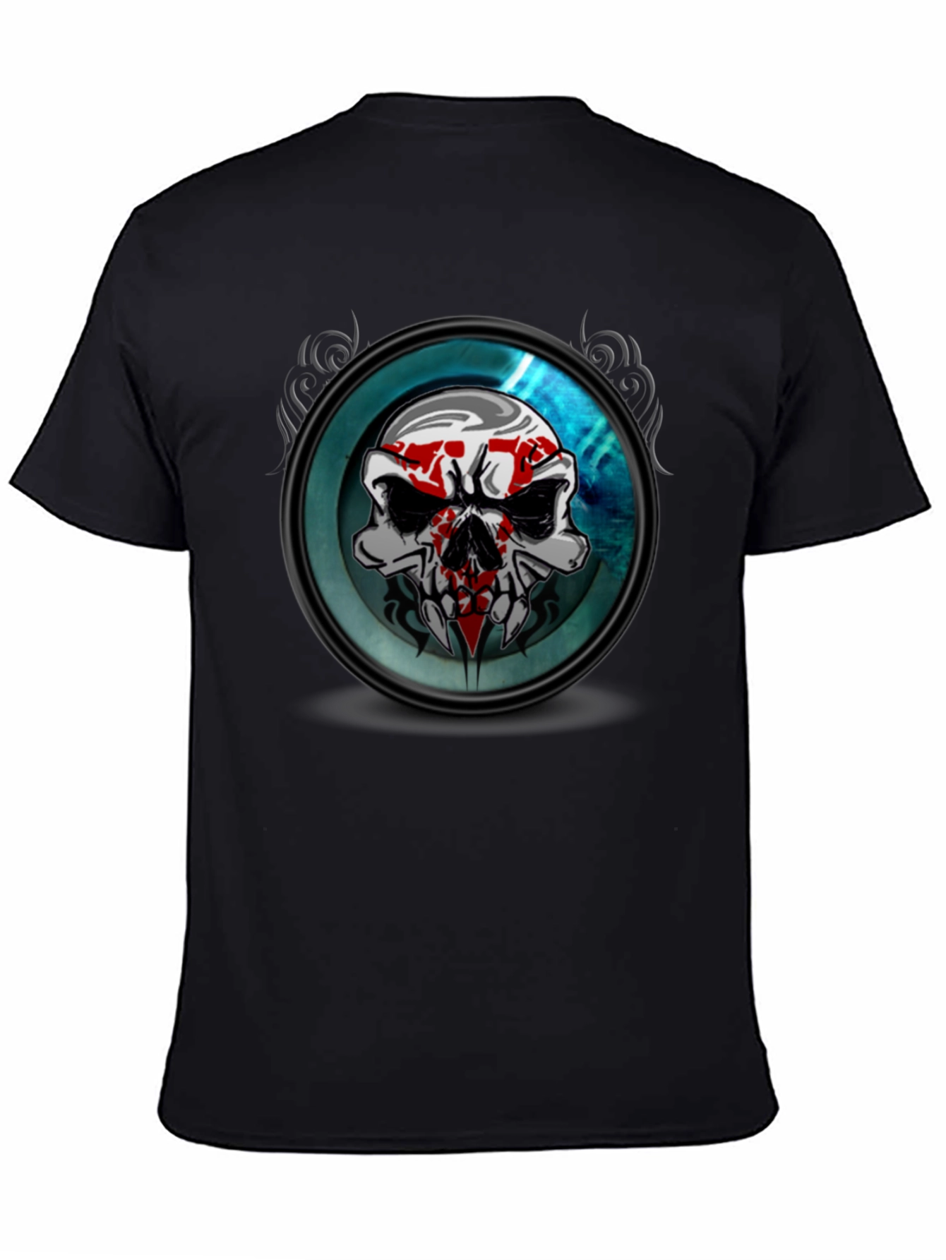 Skull Graphic Print T-Shirt