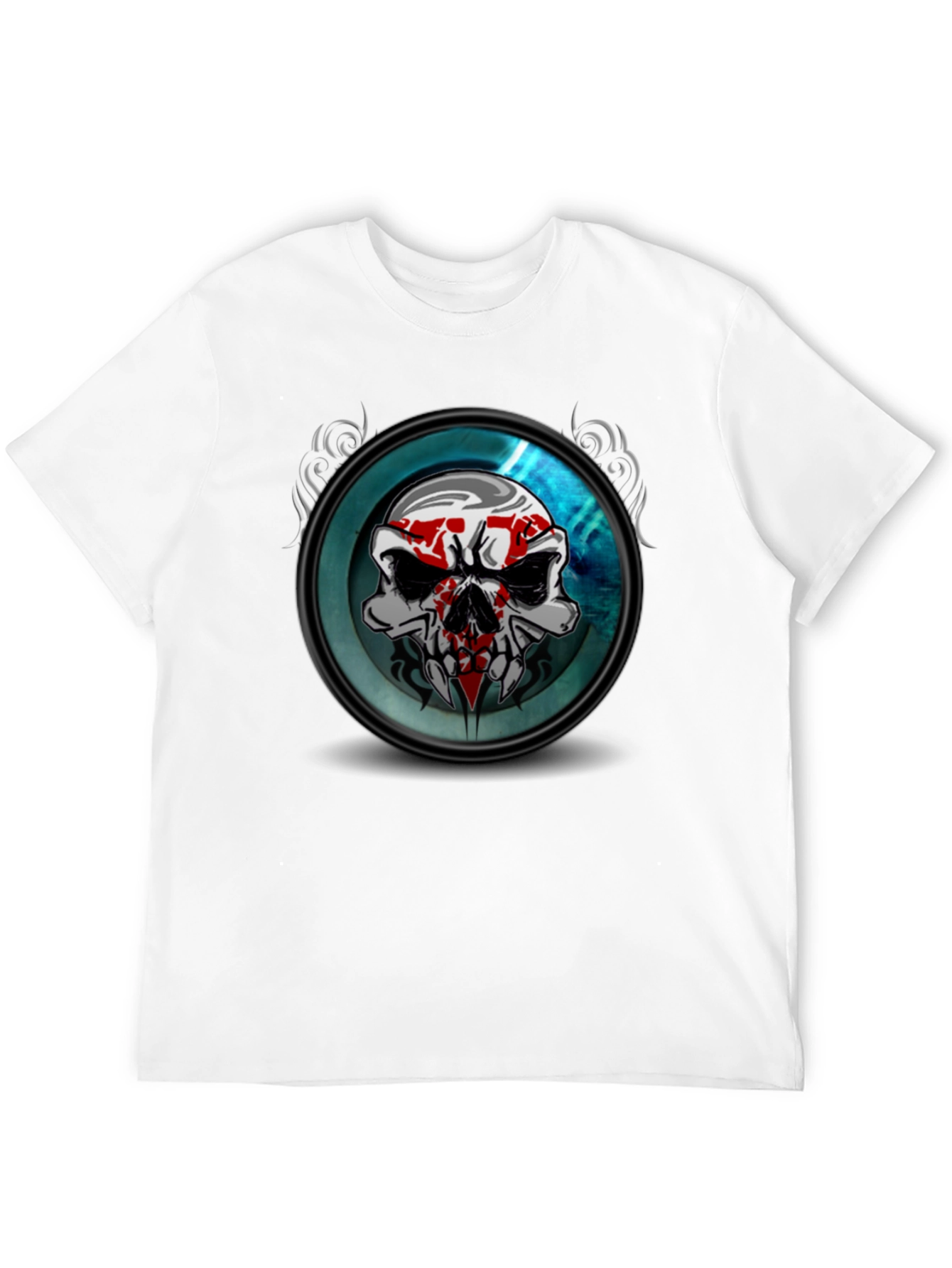 Skull Graphic Print T-Shirt
