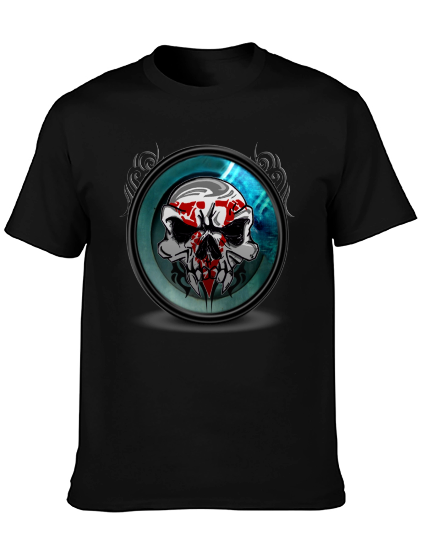 Skull Graphic Print T-Shirt