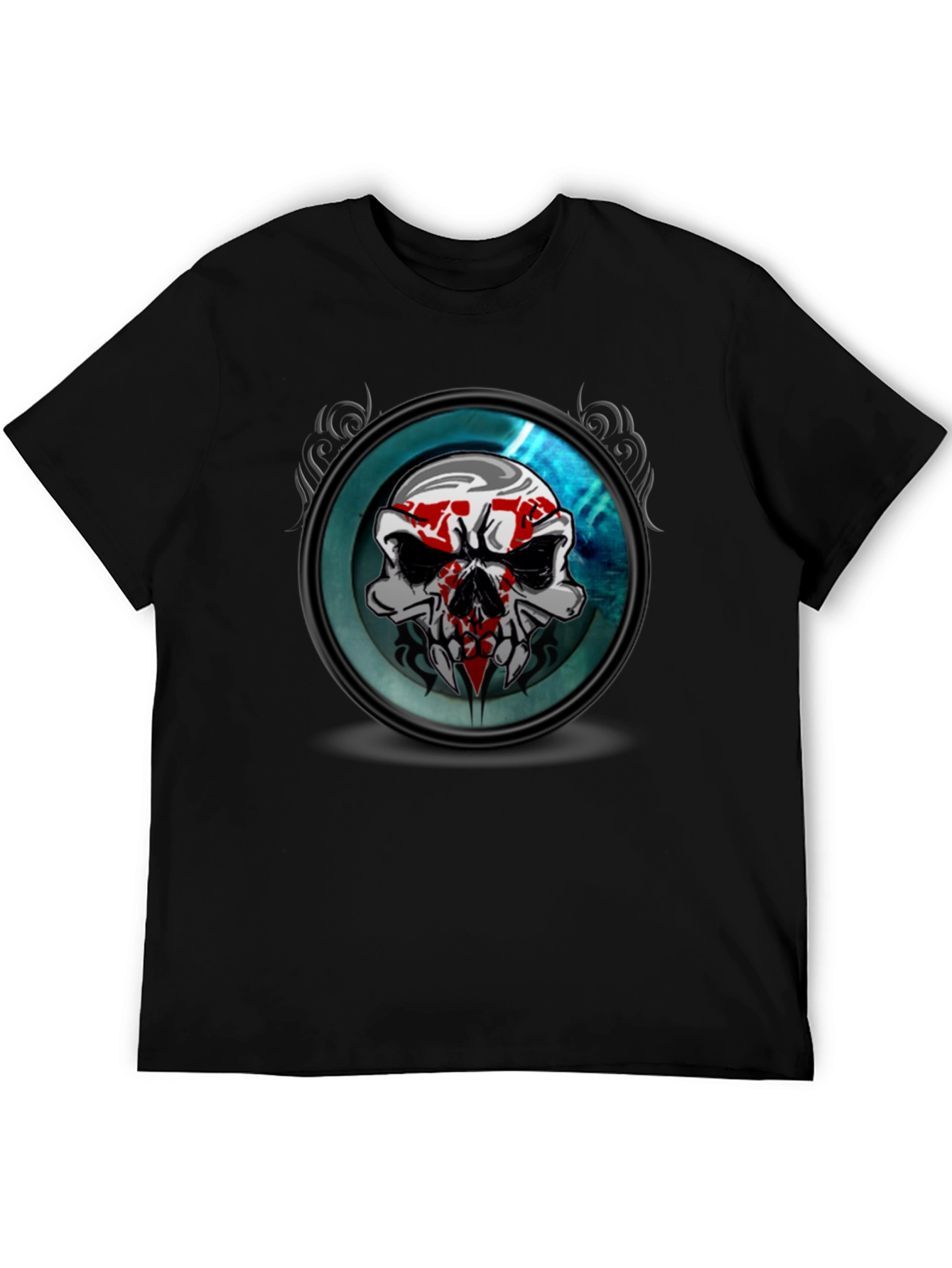 Skull Graphic Print T-Shirt