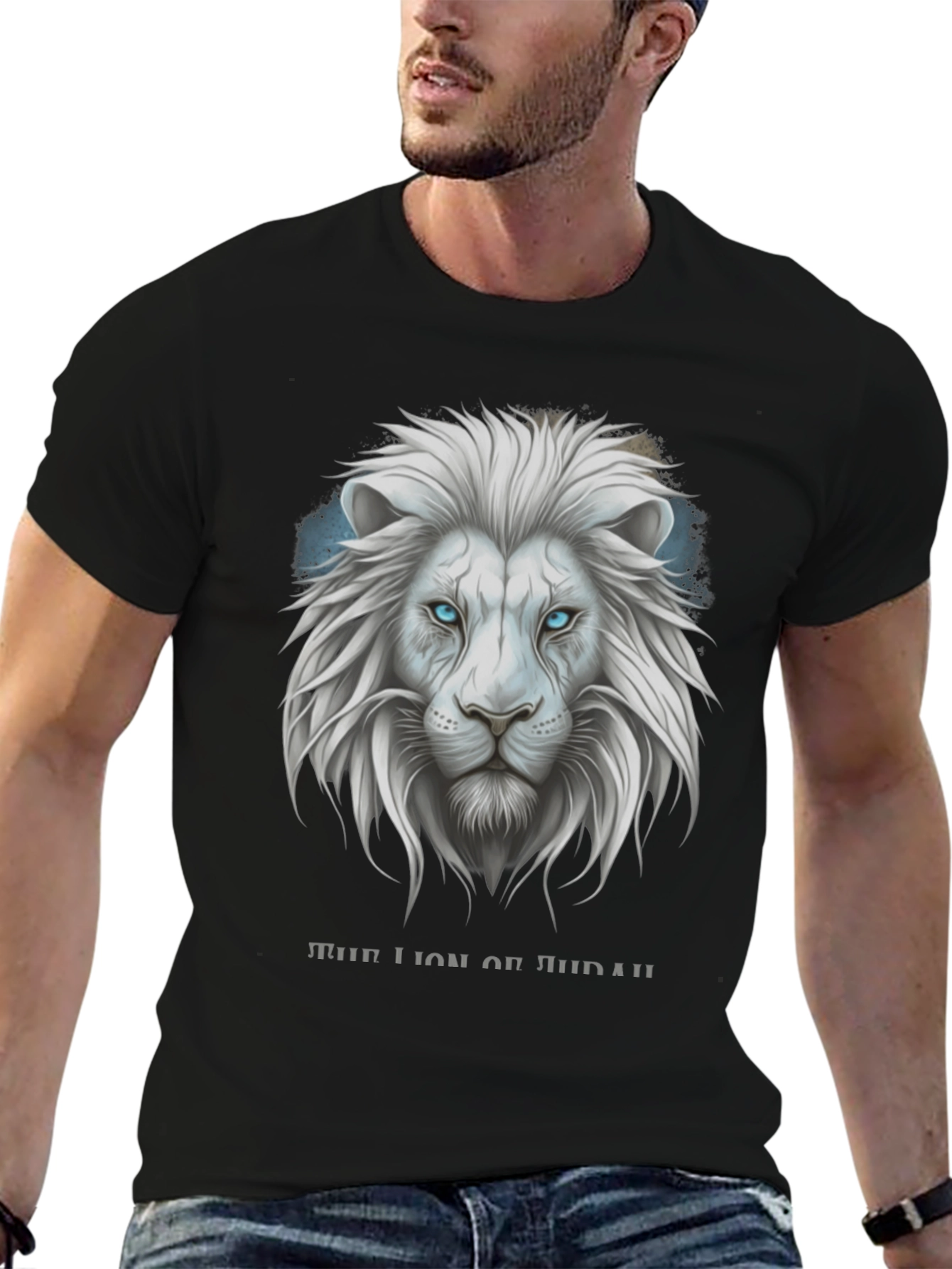 Lion of Judah Graphic Tee - Black T-Shirt