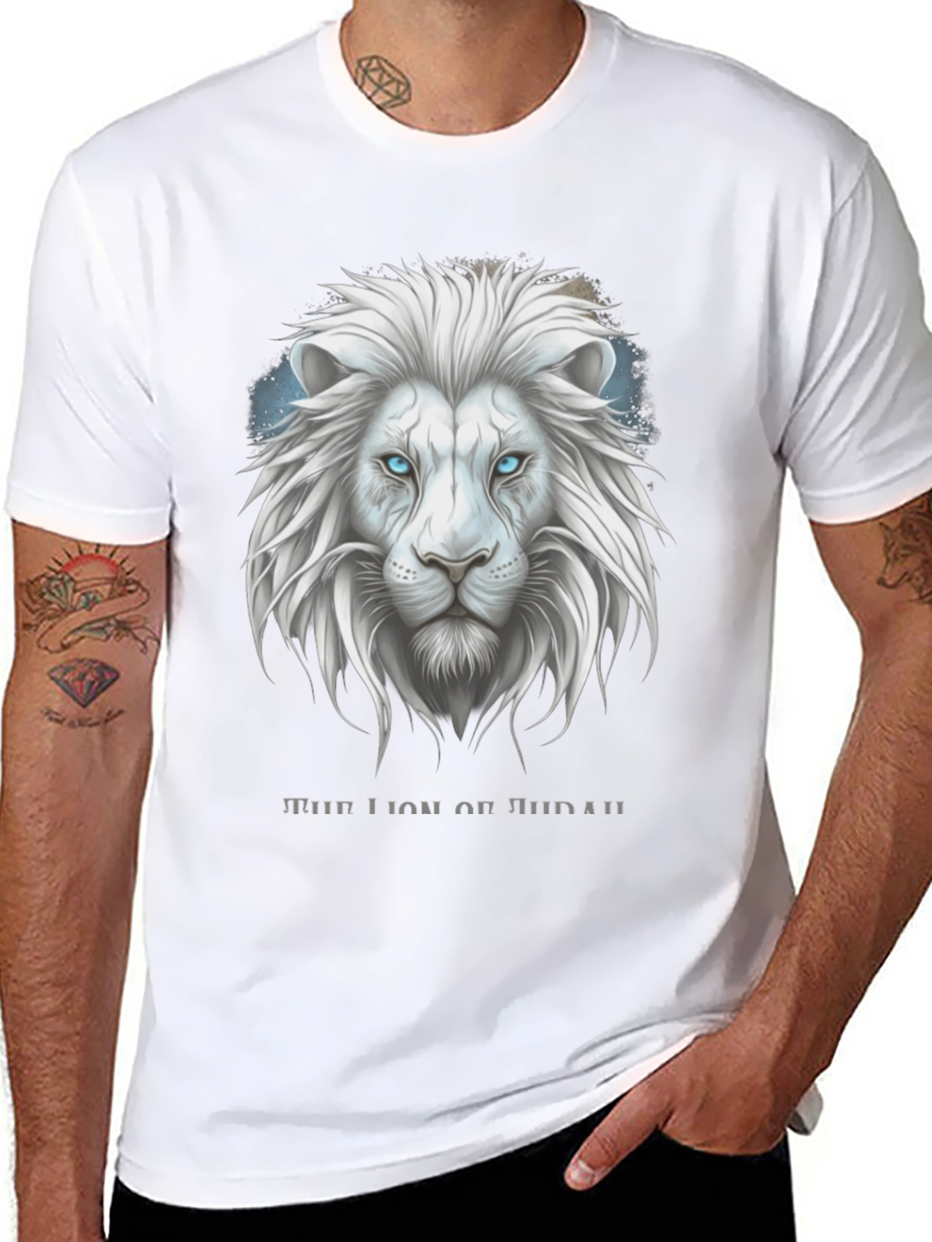 Lion of Judah Graphic Tee - Black T-Shirt