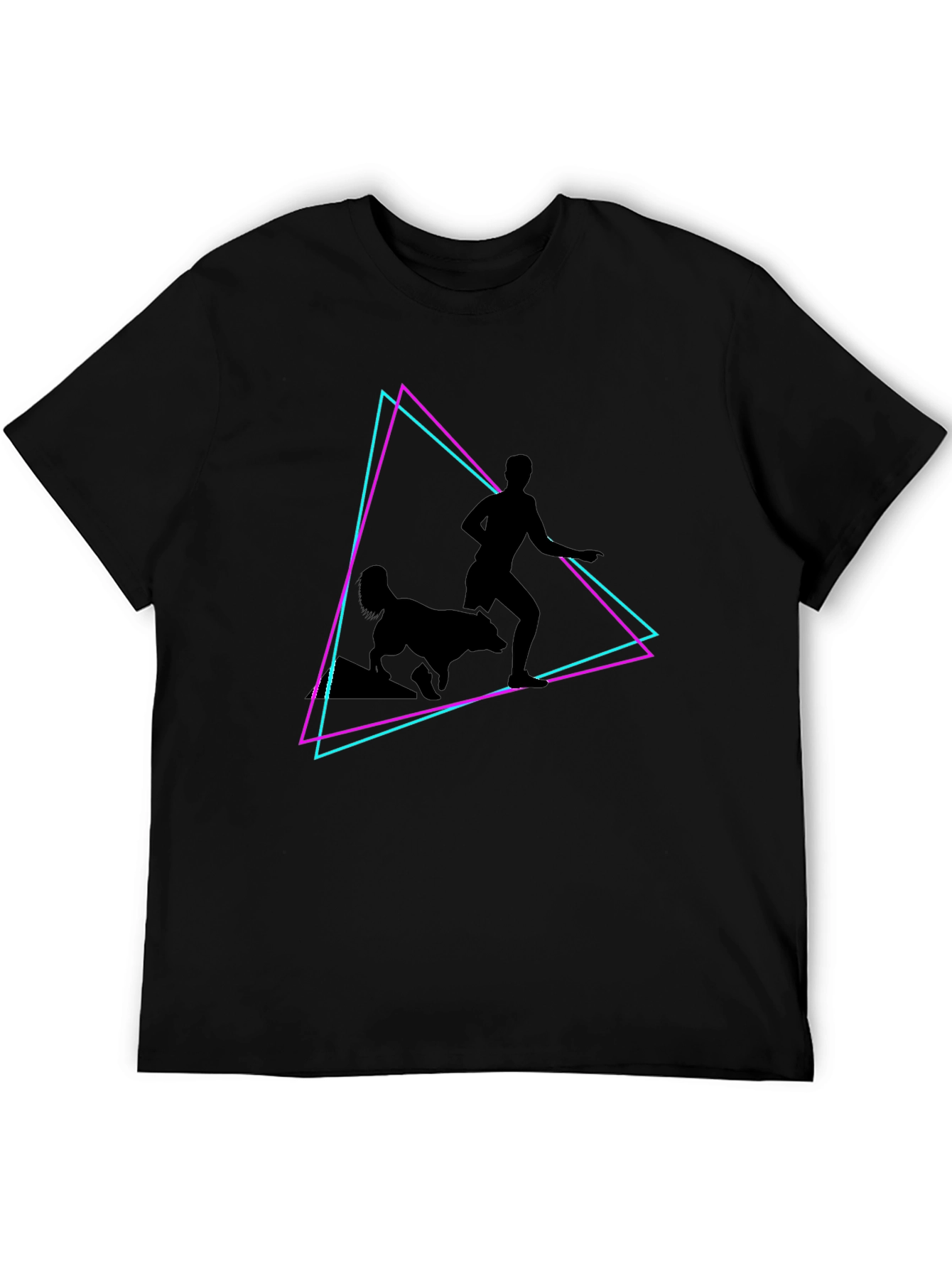 Retro Runner Black T-Shirt