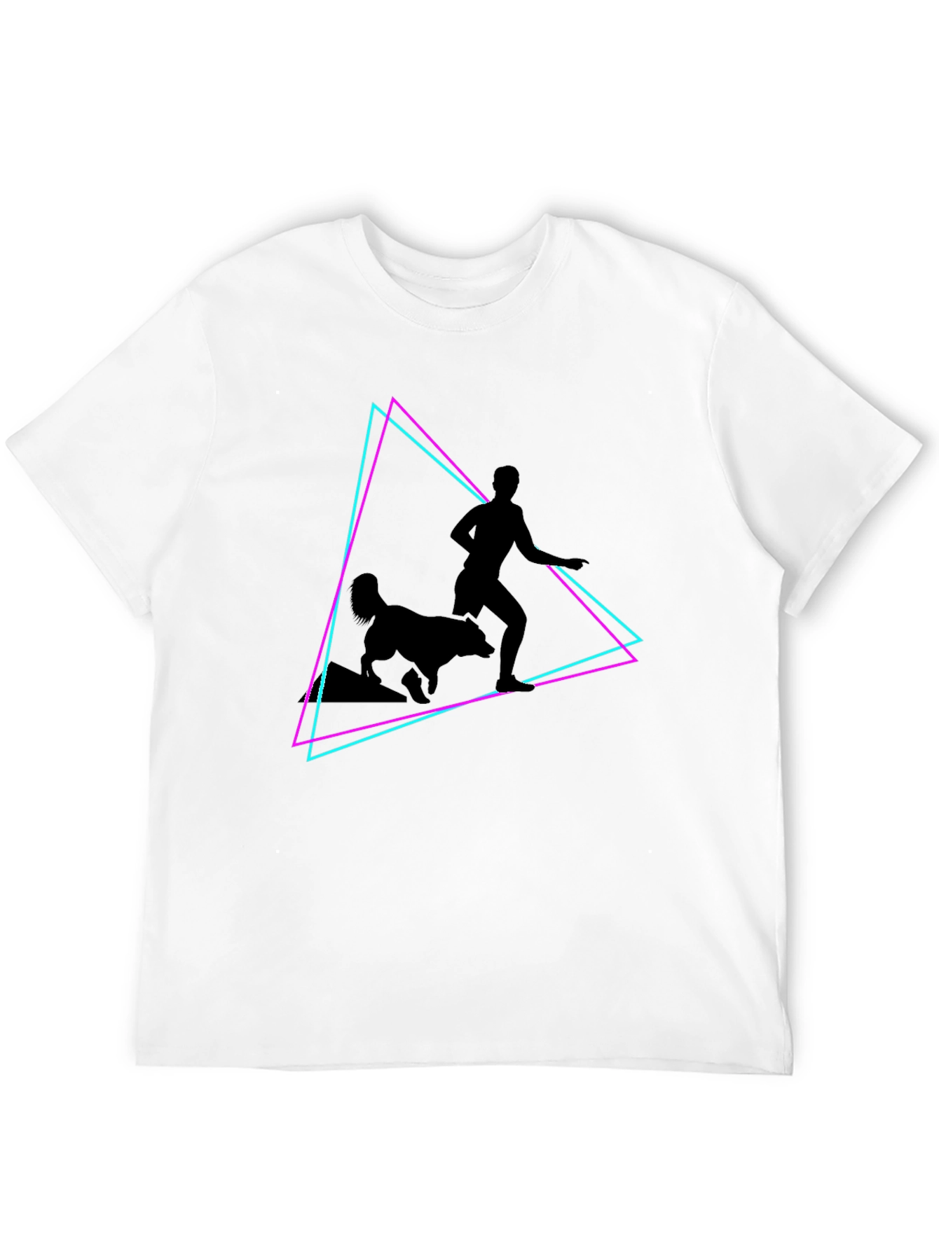Retro Runner Black T-Shirt