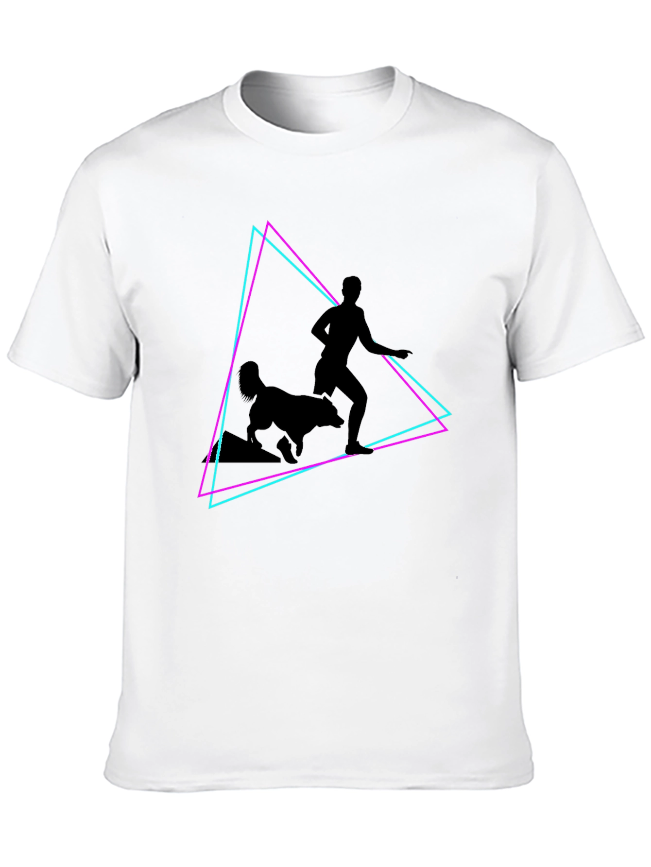 Retro Runner Black T-Shirt