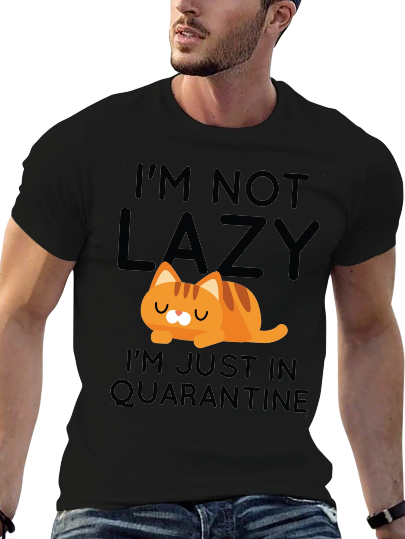 Funny Cat Quarantine T-Shirt