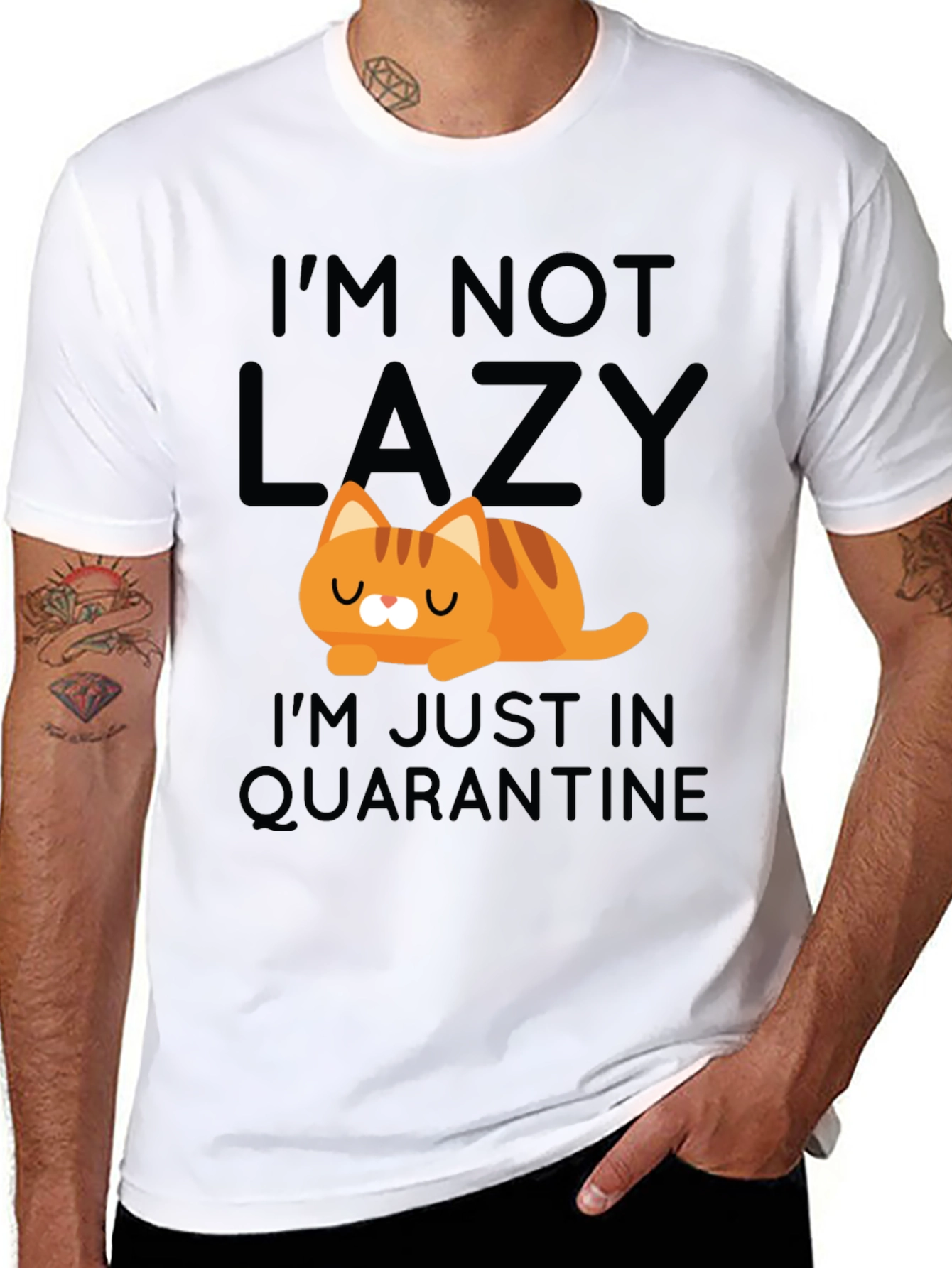 Funny Cat Quarantine T-Shirt